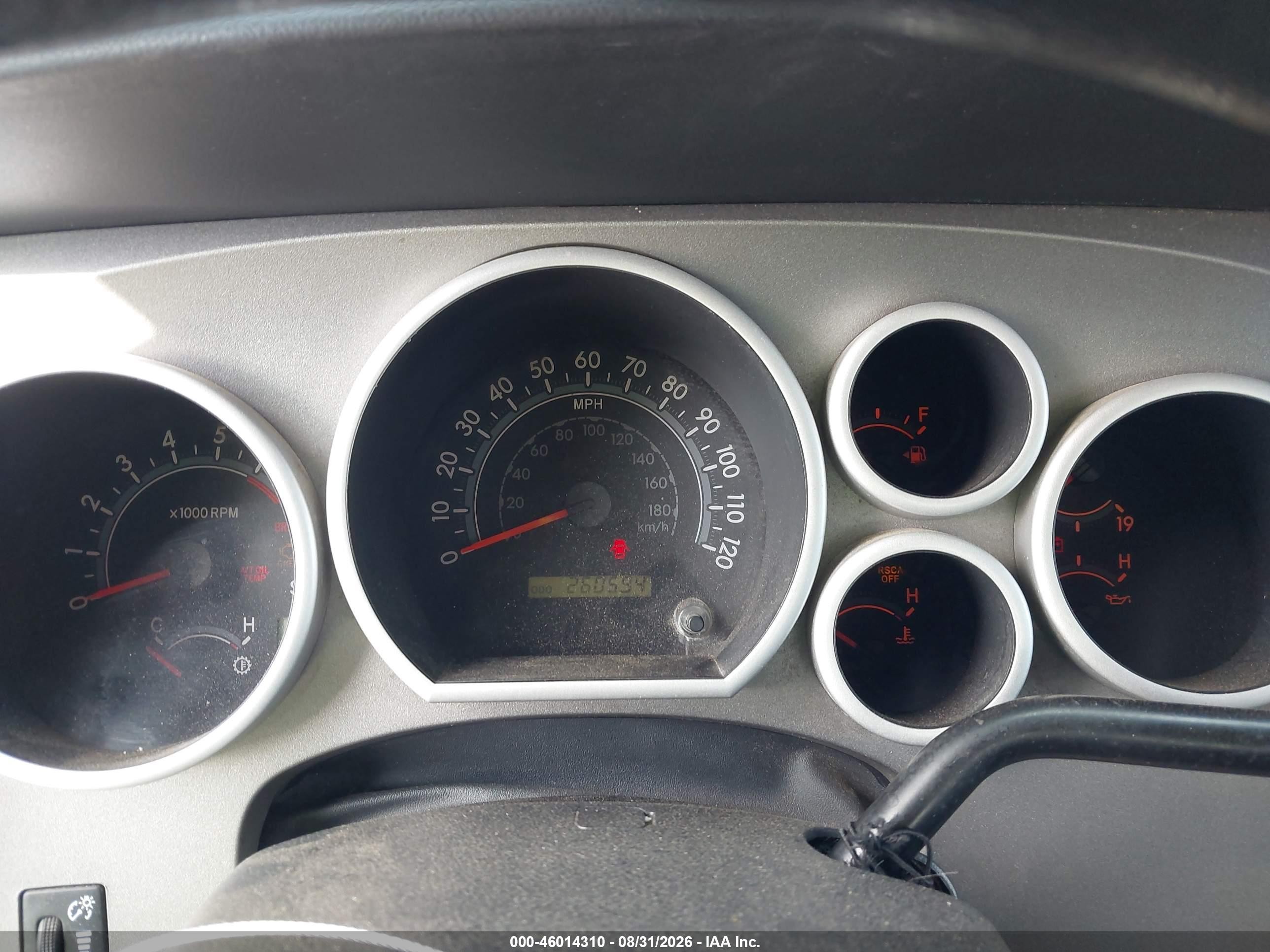 2011 Toyota Tundra Grade 5.7l V8 Black vin: 5TFRY5F16BX102474
