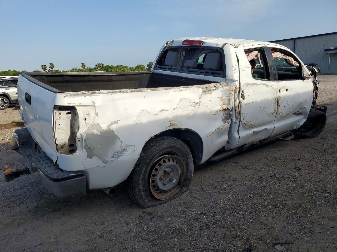 2011 Toyota Tundra Double Cab Sr5 White vin: 5TFRY5F16BX104726