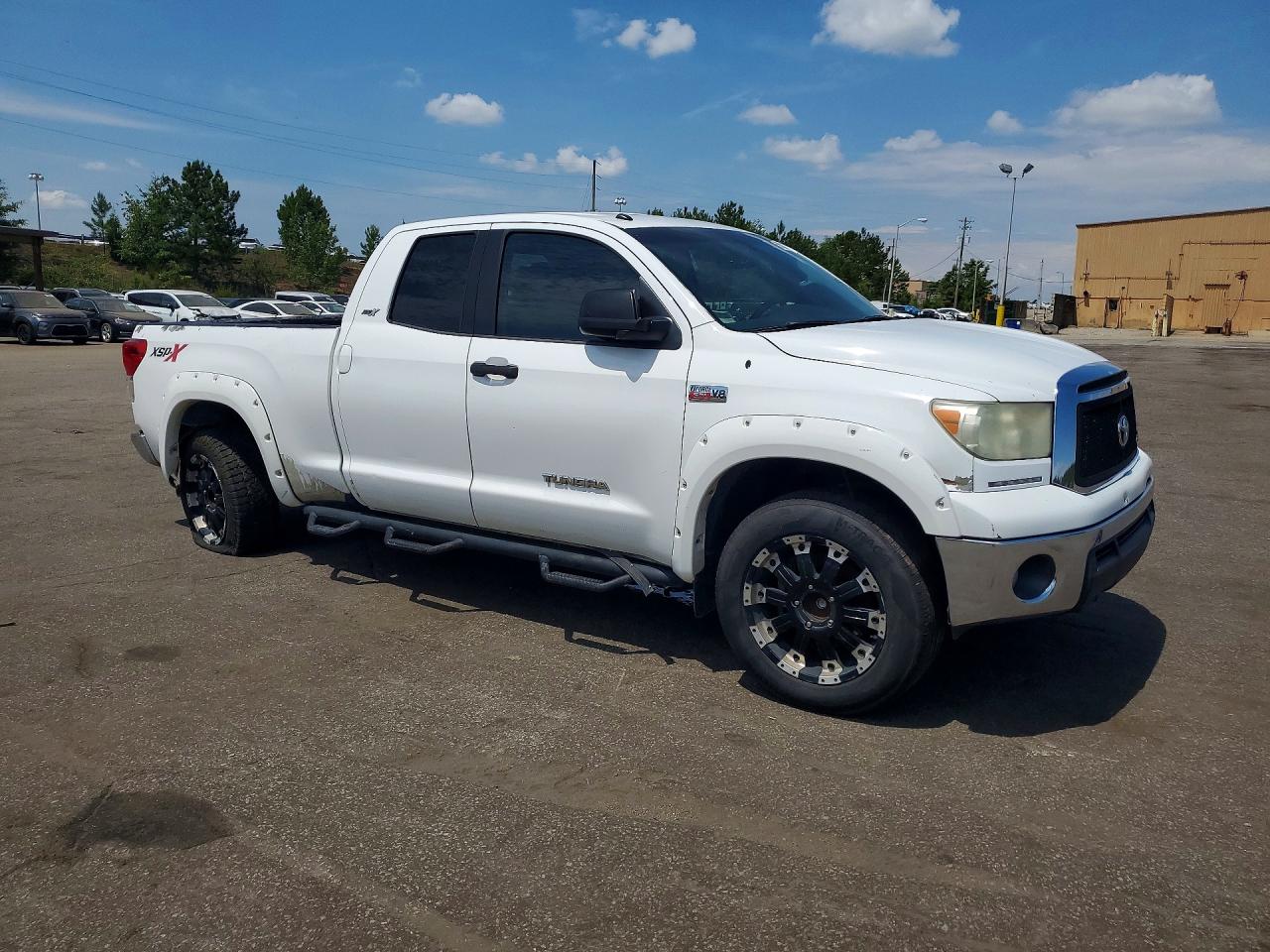 2012 Toyota Tundra Double Cab Sr5 Белый vin: 5TFRY5F16CX128218