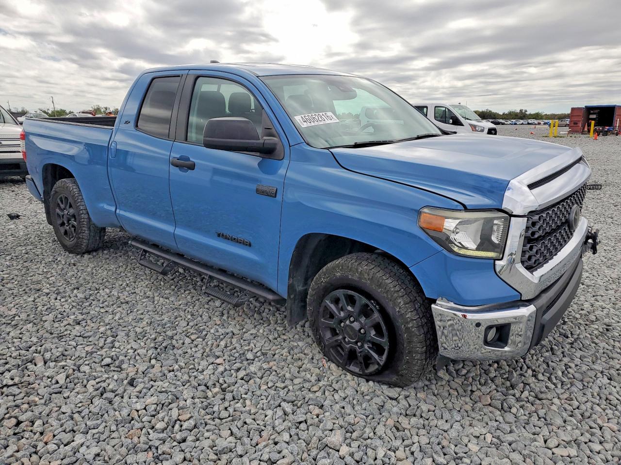 2021 Toyota Tundra Sr5 Blue vin: 5TFRY5F16MX284874