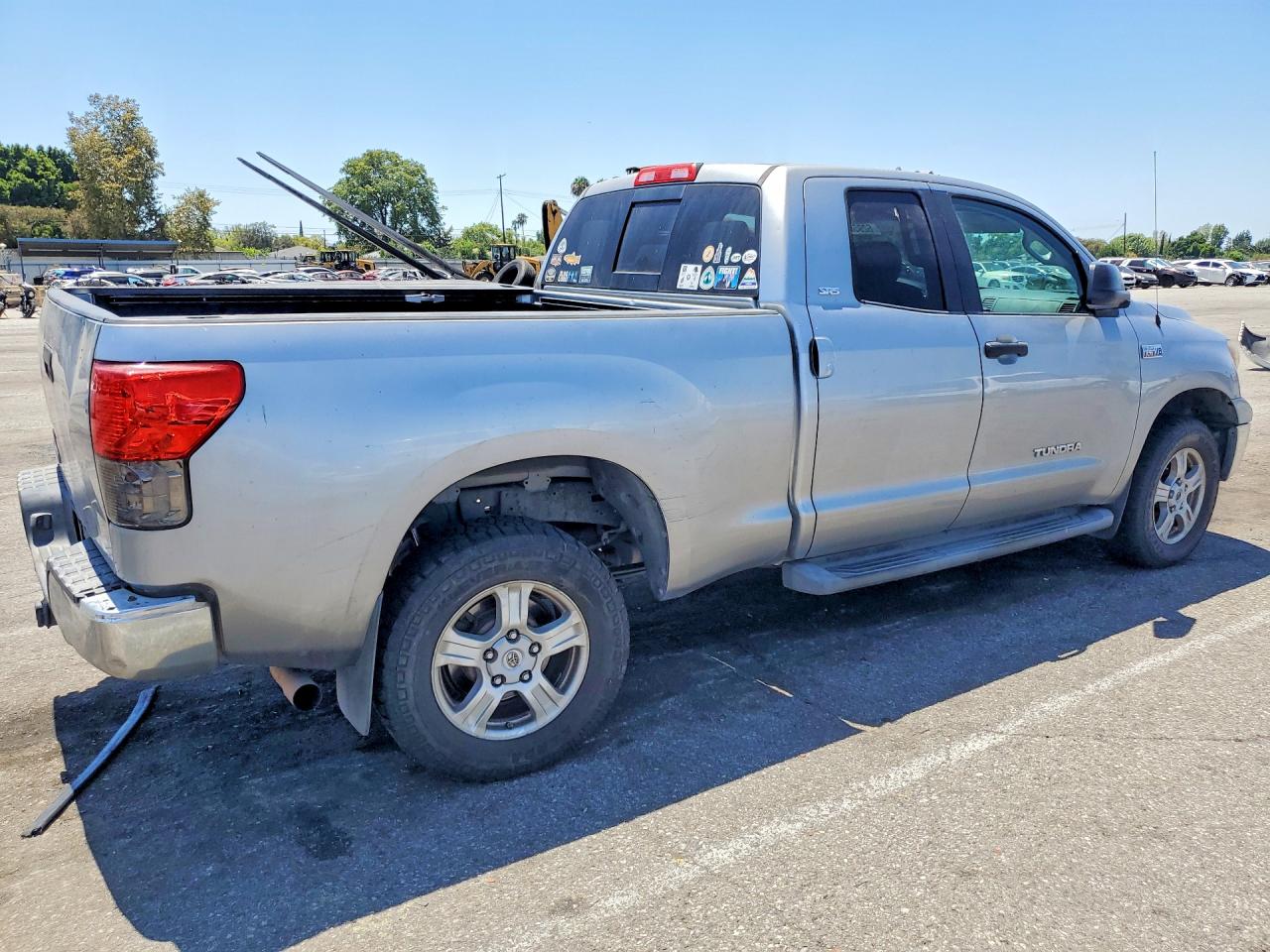 2010 Toyota Tundra Double Cab Sr5 Серый vin: 5TFRY5F17AX076773