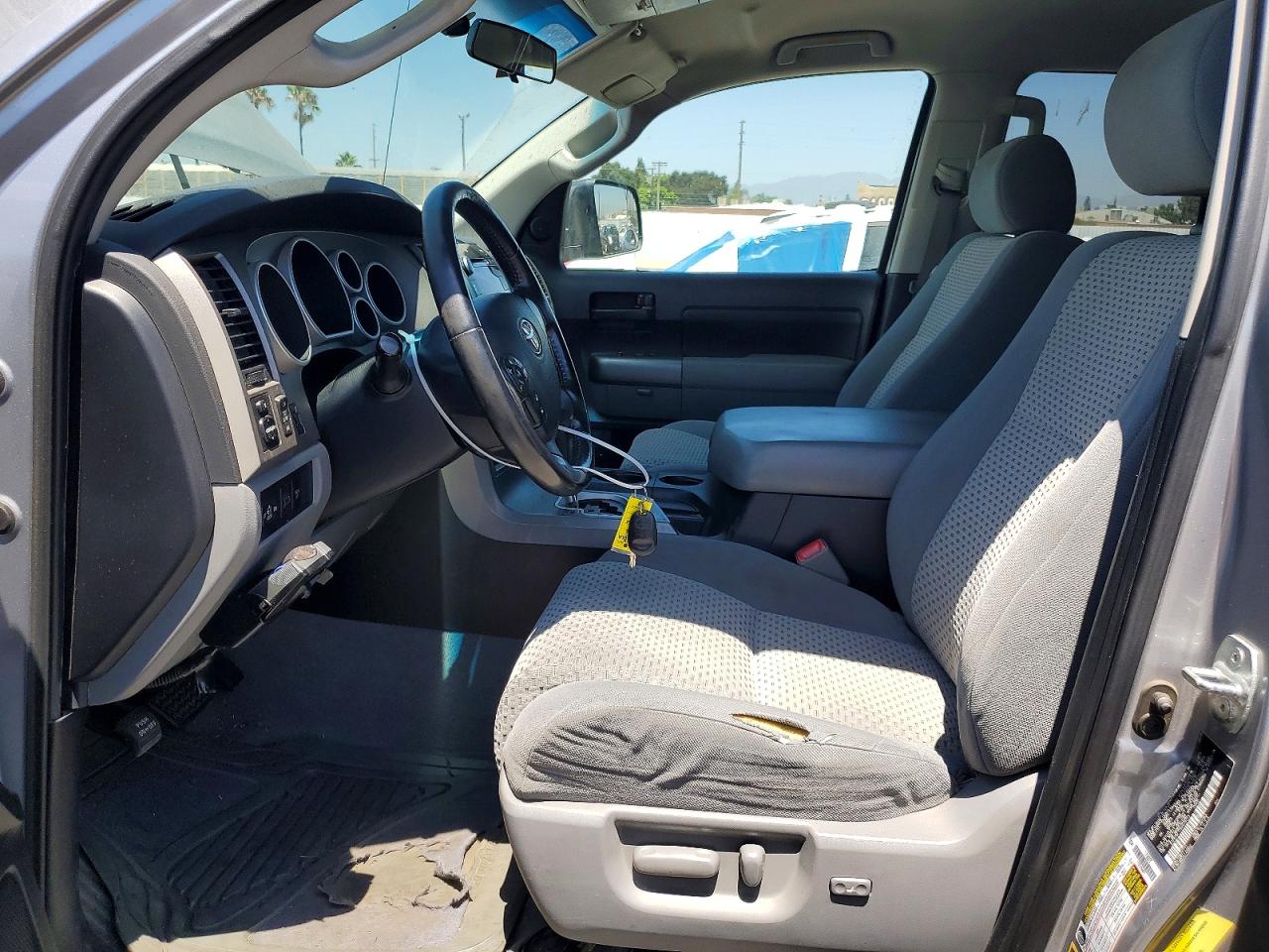 2010 Toyota Tundra Double Cab Sr5 Серый vin: 5TFRY5F17AX076773