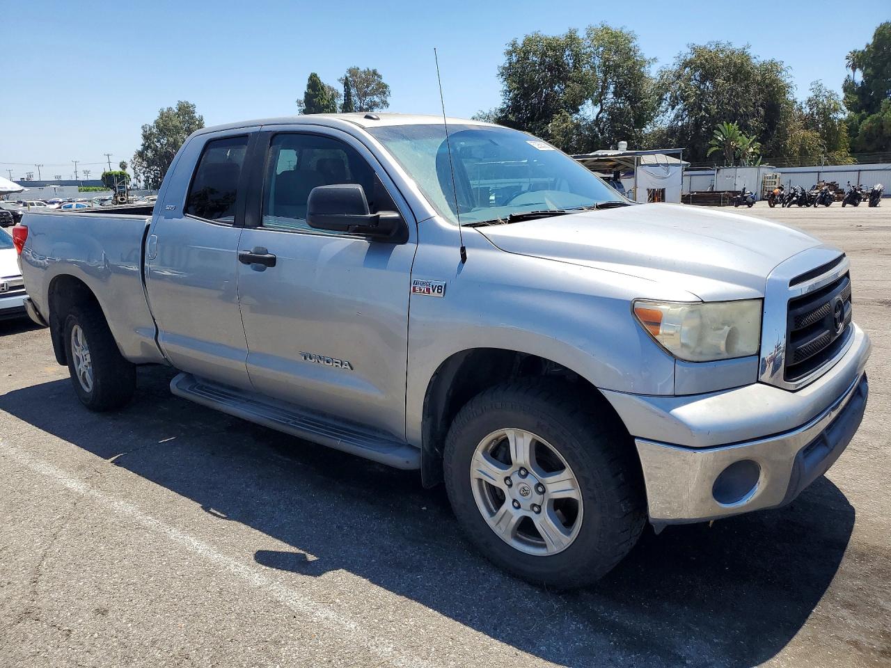 2010 Toyota Tundra Double Cab Sr5 Серый vin: 5TFRY5F17AX076773