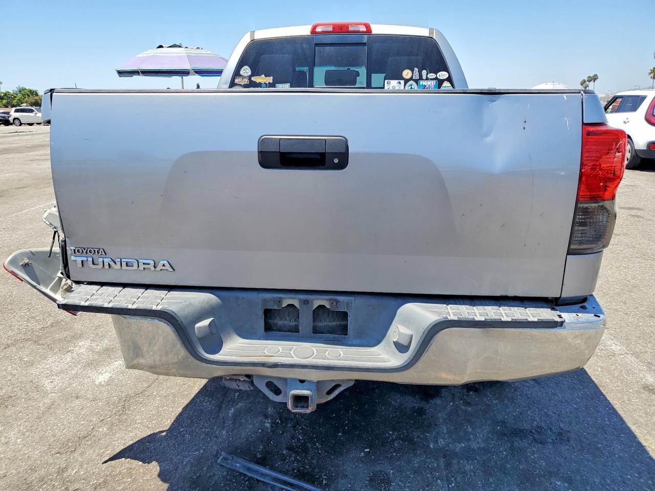 2010 Toyota Tundra Double Cab Sr5 Серый vin: 5TFRY5F17AX076773