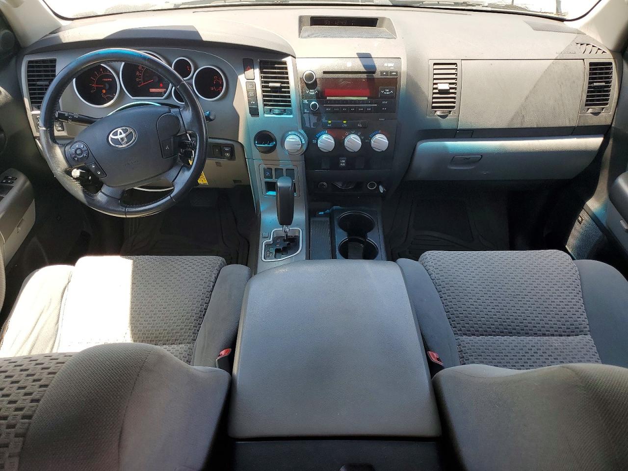 2010 Toyota Tundra Double Cab Sr5 Серый vin: 5TFRY5F17AX076773