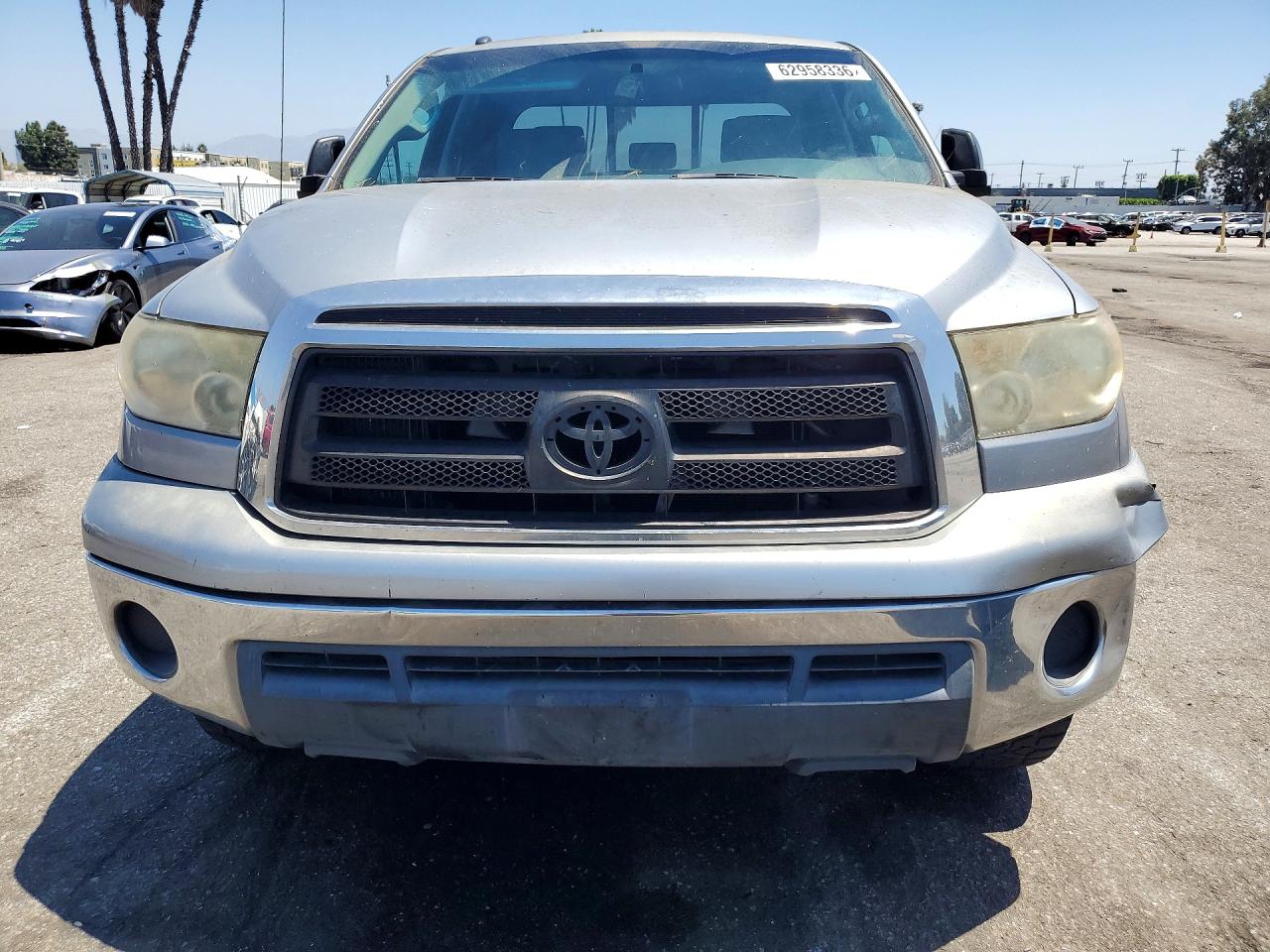 2010 Toyota Tundra Double Cab Sr5 Серый vin: 5TFRY5F17AX076773