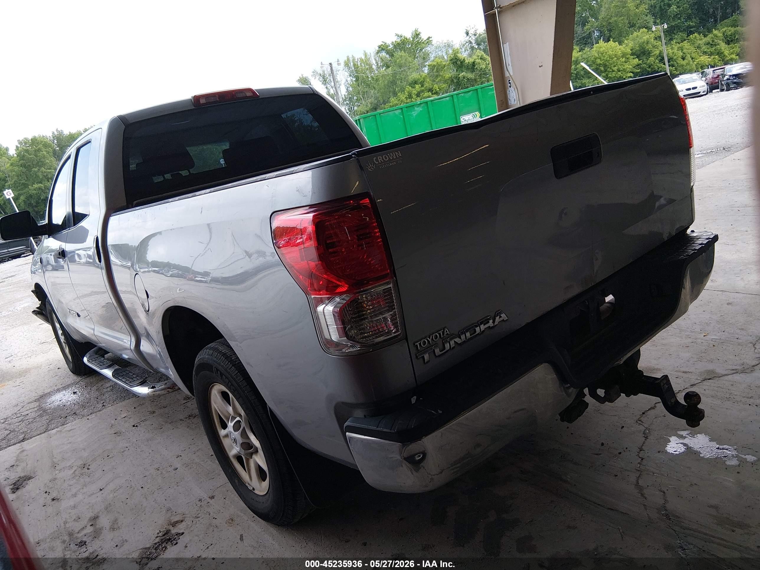 2010 Toyota Tundra Grade 5.7l V8 Silver vin: 5TFRY5F17AX078118