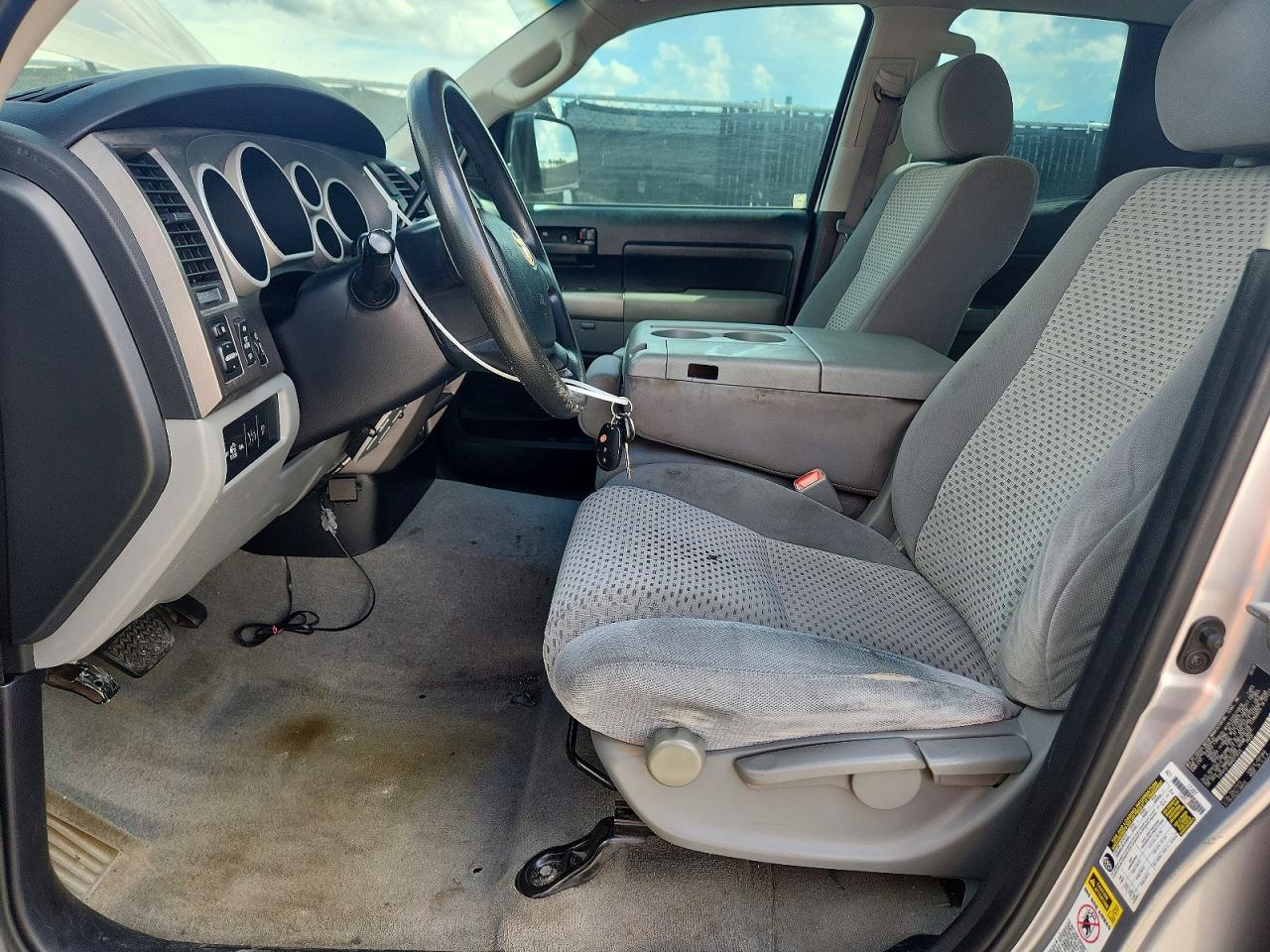 2010 Toyota Tundra Double Cab Sr5 Silver vin: 5TFRY5F18AX075633
