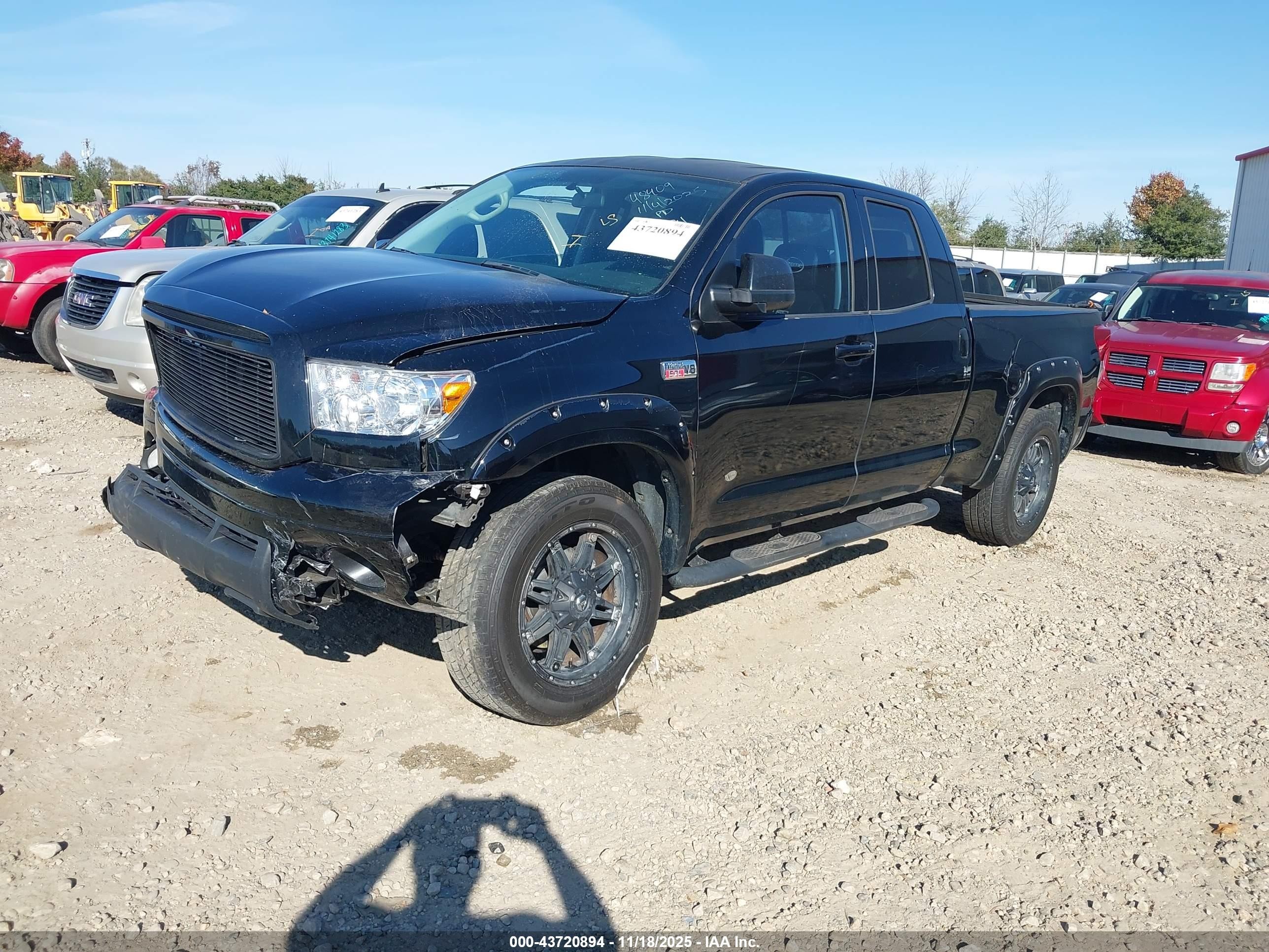 2011 Toyota Tundra Grade 5.7l V8 Black vin: 5TFRY5F18BX108891