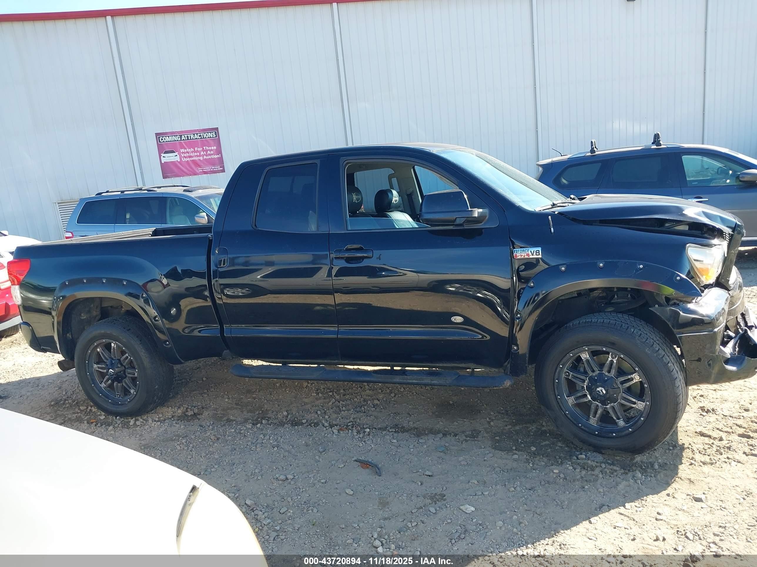 2011 Toyota Tundra Grade 5.7l V8 Black vin: 5TFRY5F18BX108891