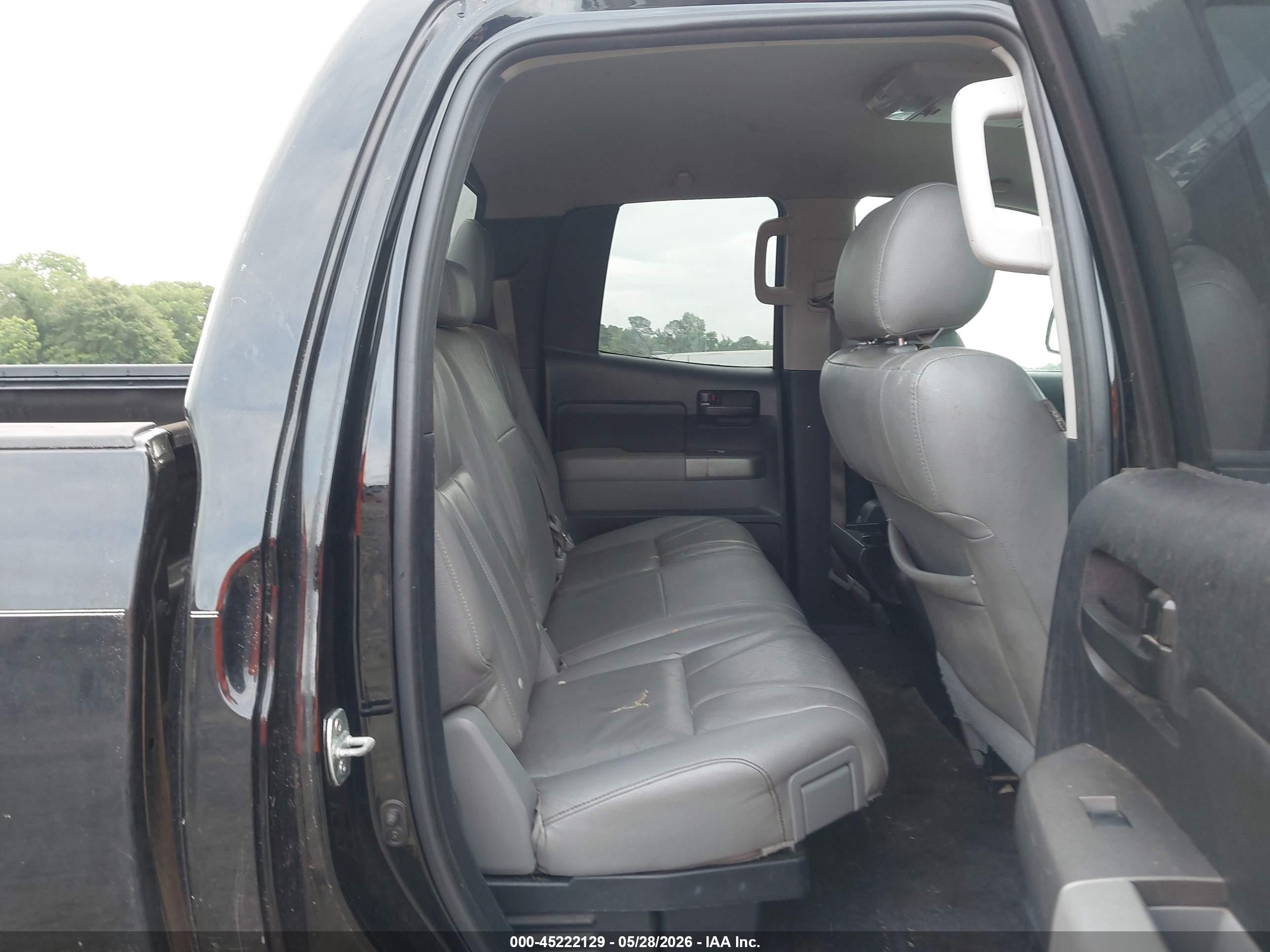 2012 Toyota Tundra Grade 5.7l V8 Black vin: 5TFRY5F18CX118015