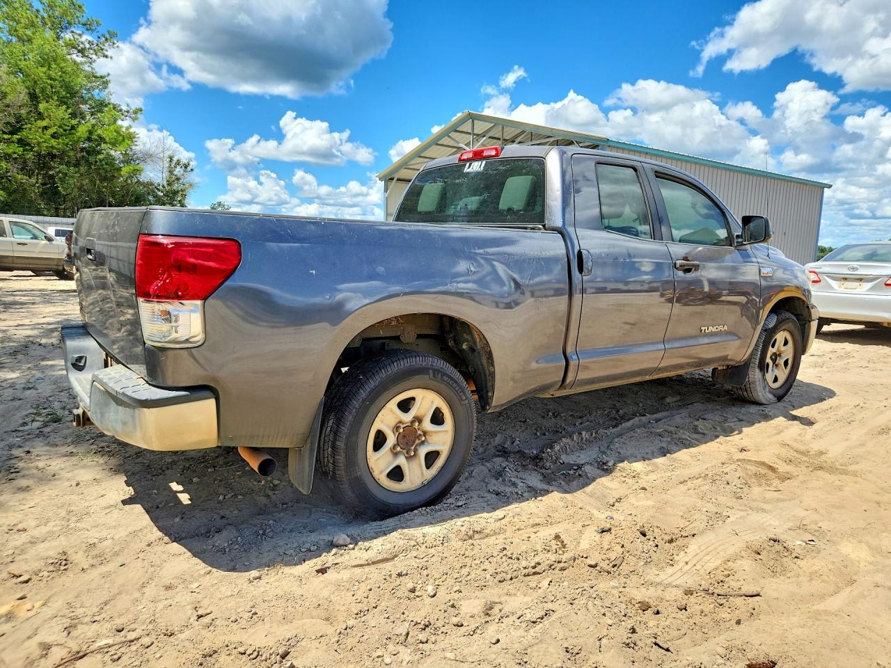 2012 Toyota Tundra Double Cab Sr5 Gray vin: 5TFRY5F18CX121545