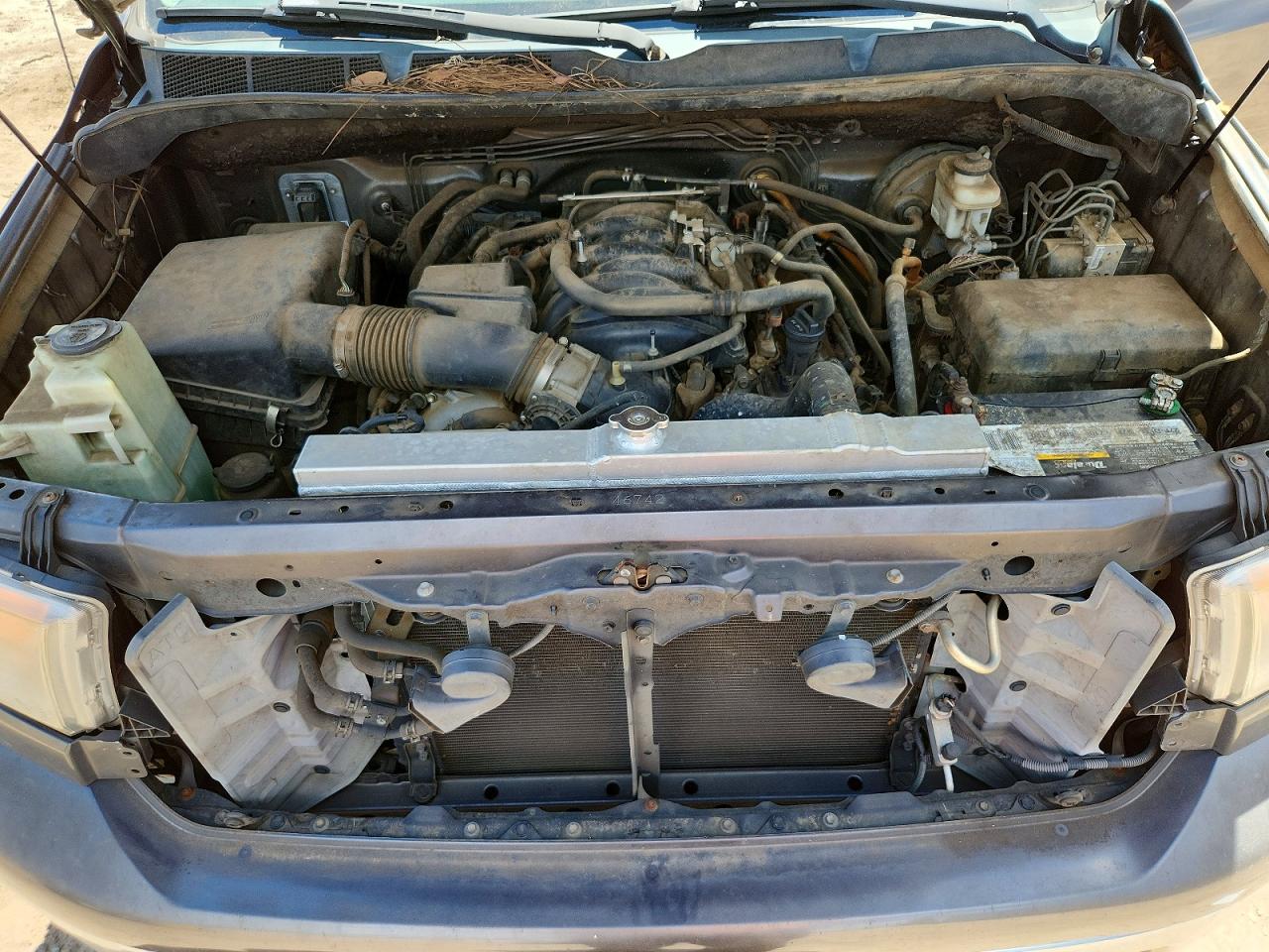 2012 Toyota Tundra Double Cab Sr5 Gray vin: 5TFRY5F18CX121545