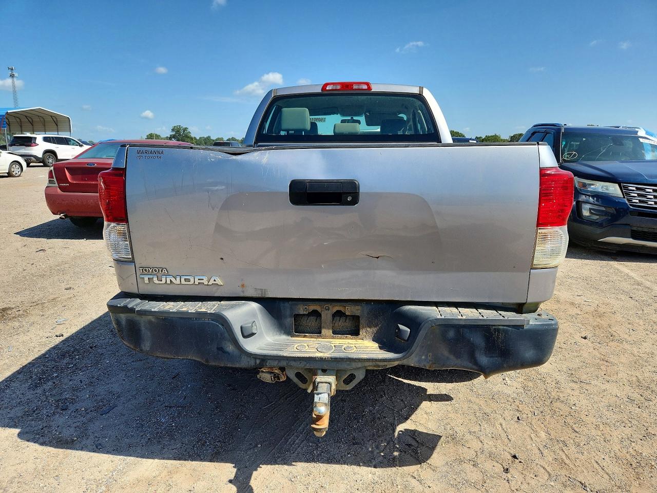 2010 Toyota Tundra Double Cab Sr5 Gray vin: 5TFRY5F19AX089721