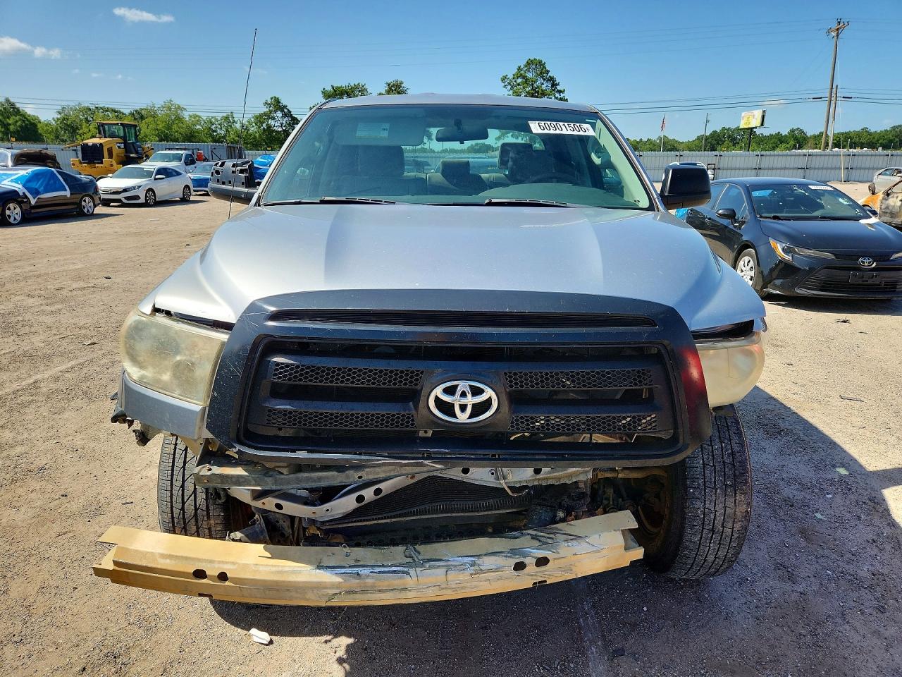 2010 Toyota Tundra Double Cab Sr5 Gray vin: 5TFRY5F19AX089721