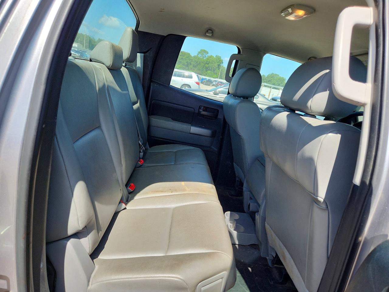 2010 Toyota Tundra Double Cab Sr5 Gray vin: 5TFRY5F19AX089721
