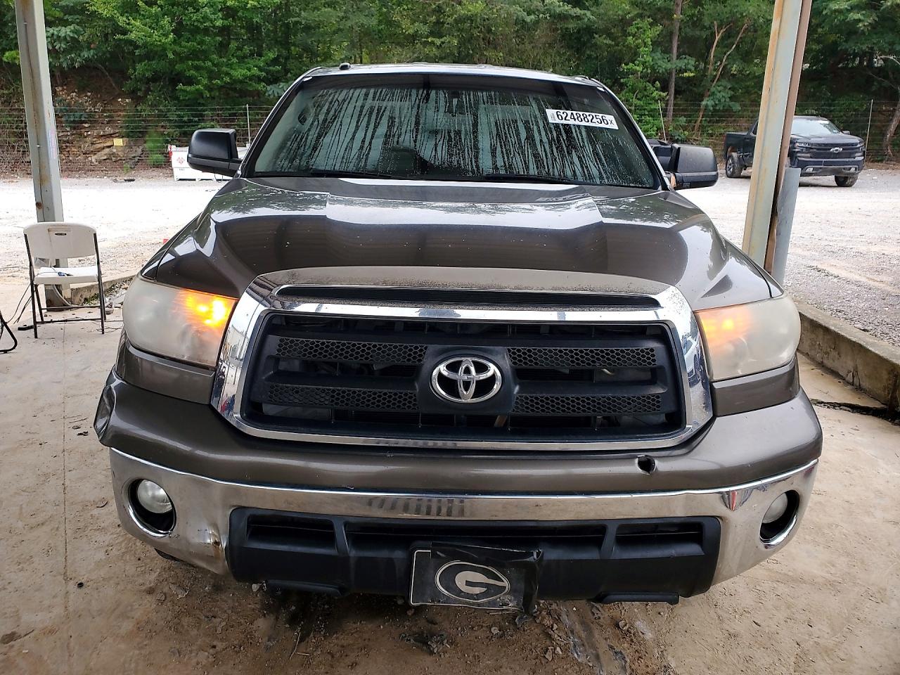 2010 Toyota Tundra Double Cab Sr5 Gray vin: 5TFRY5F19AX097835