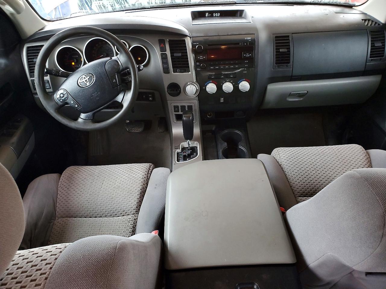 2010 Toyota Tundra Double Cab Sr5 Gray vin: 5TFRY5F19AX097835