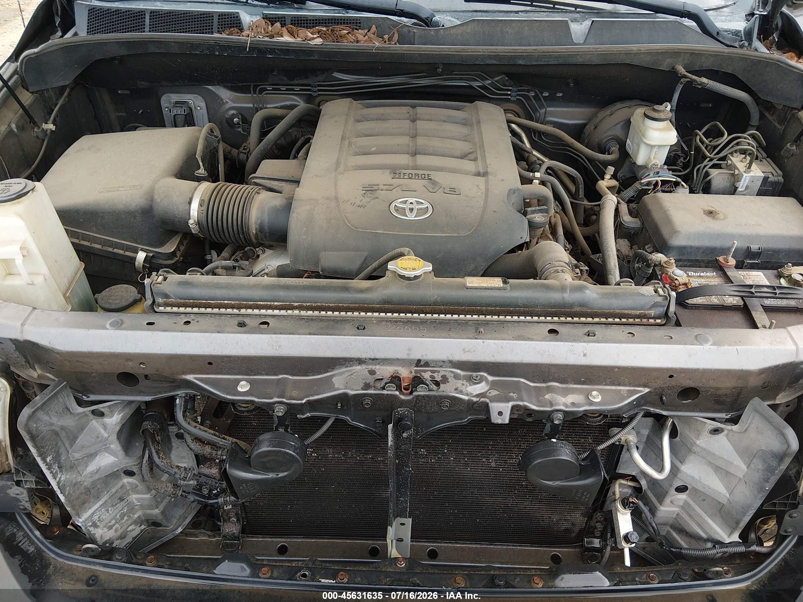 2011 Toyota Tundra Grade 5.7l V8 Черный vin: 5TFRY5F19BX100914