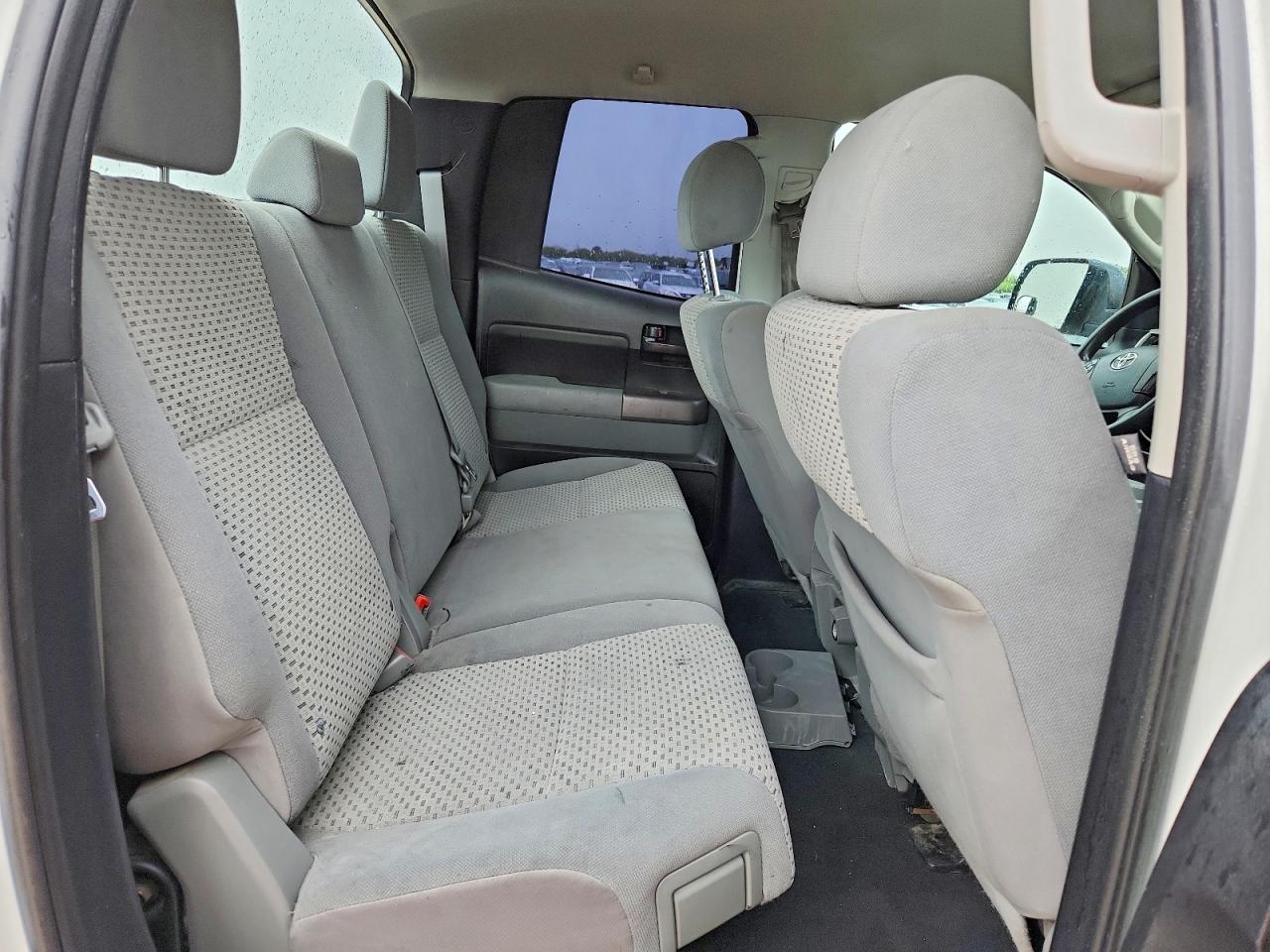 2013 Toyota Tundra Double Cab Sr5 White vin: 5TFRY5F19DX139778
