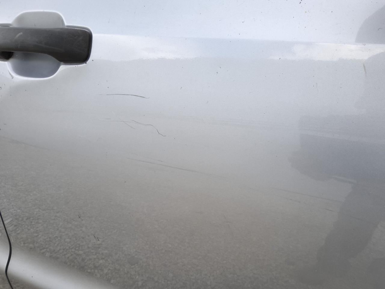 2014 Toyota Tundra Sr5 Silver vin: 5TFRY5F19EX170529 Damage: Right Front Door, Heavy Scratch, 1 To 2 Inches