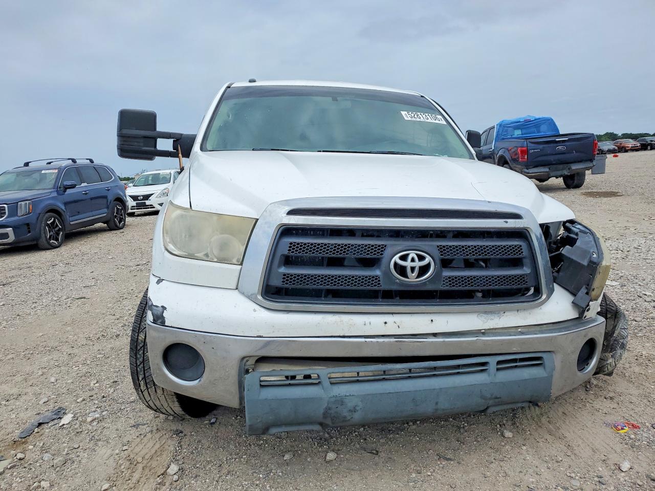 2010 Toyota Tundra White vin: 5TFRY5F1XAX077707