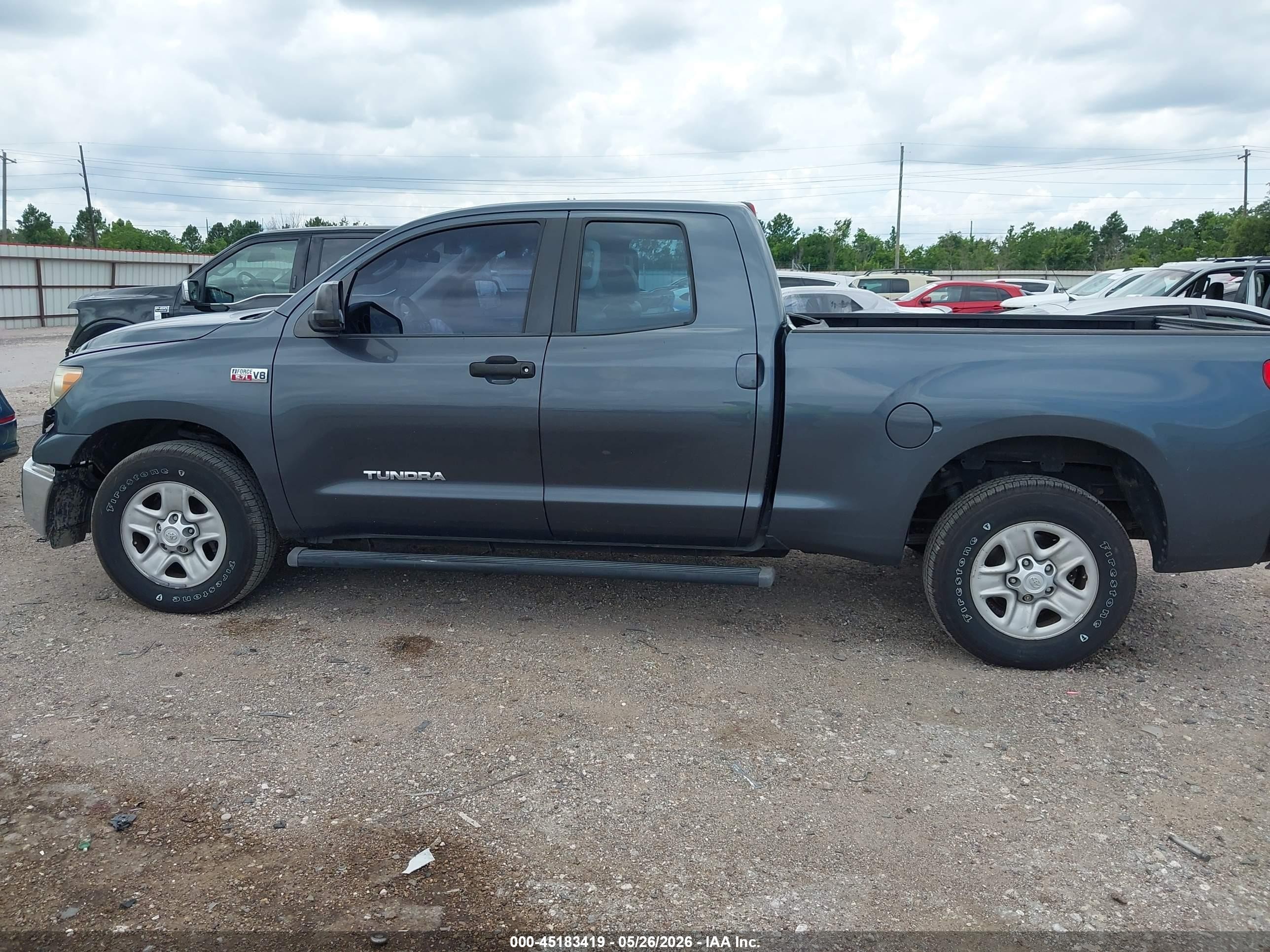 2010 Toyota Tundra Grade 5.7l V8 Gray vin: 5TFRY5F1XAX079568
