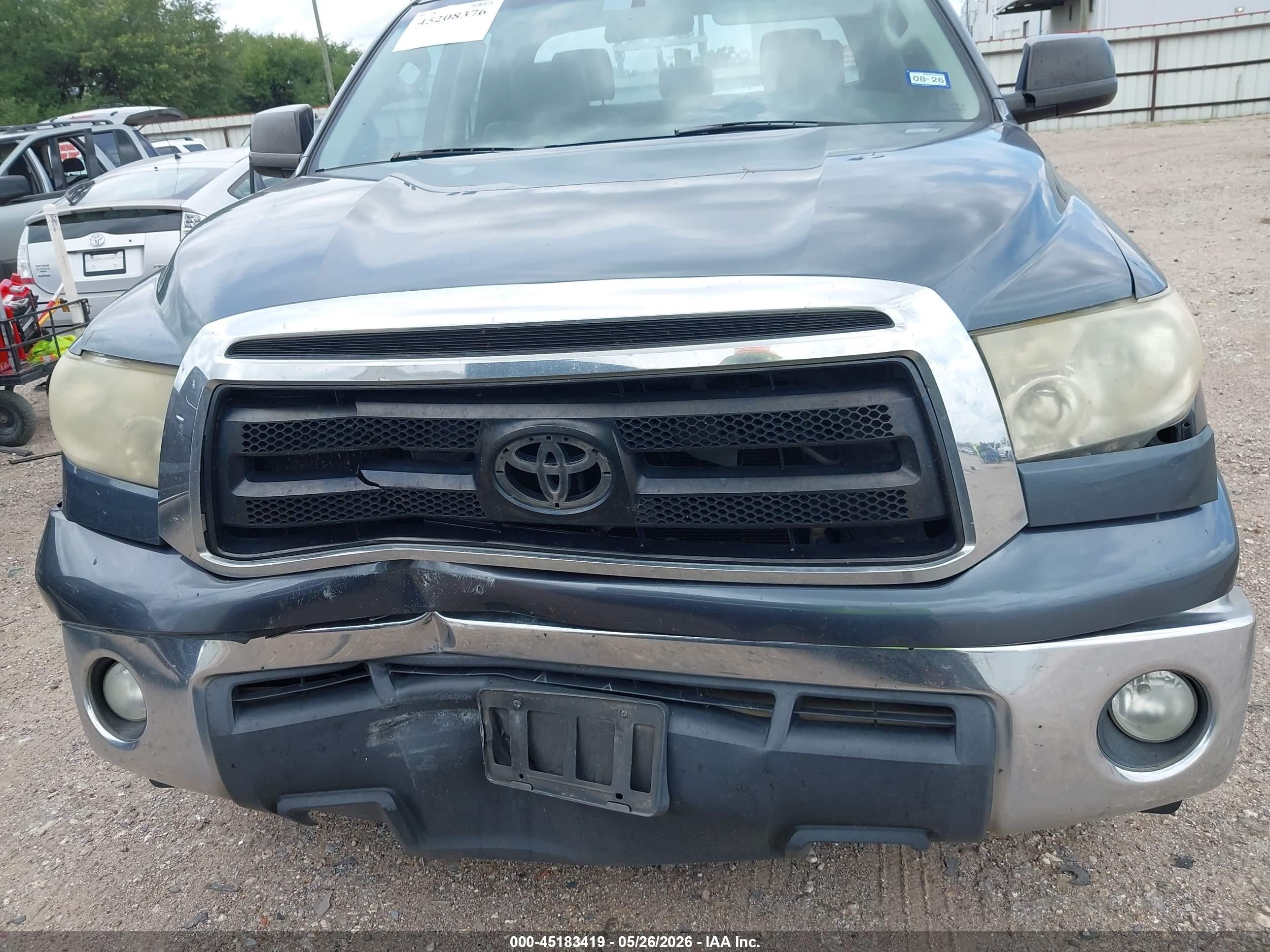 2010 Toyota Tundra Grade 5.7l V8 Gray vin: 5TFRY5F1XAX079568