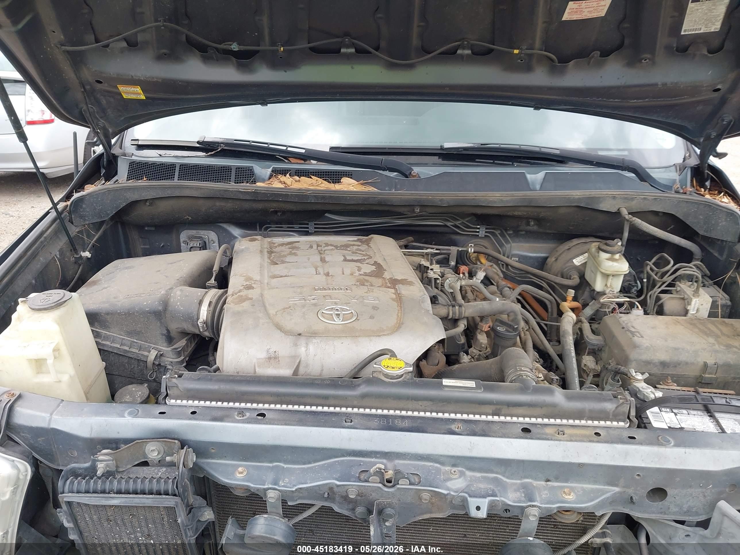 2010 Toyota Tundra Grade 5.7l V8 Gray vin: 5TFRY5F1XAX079568