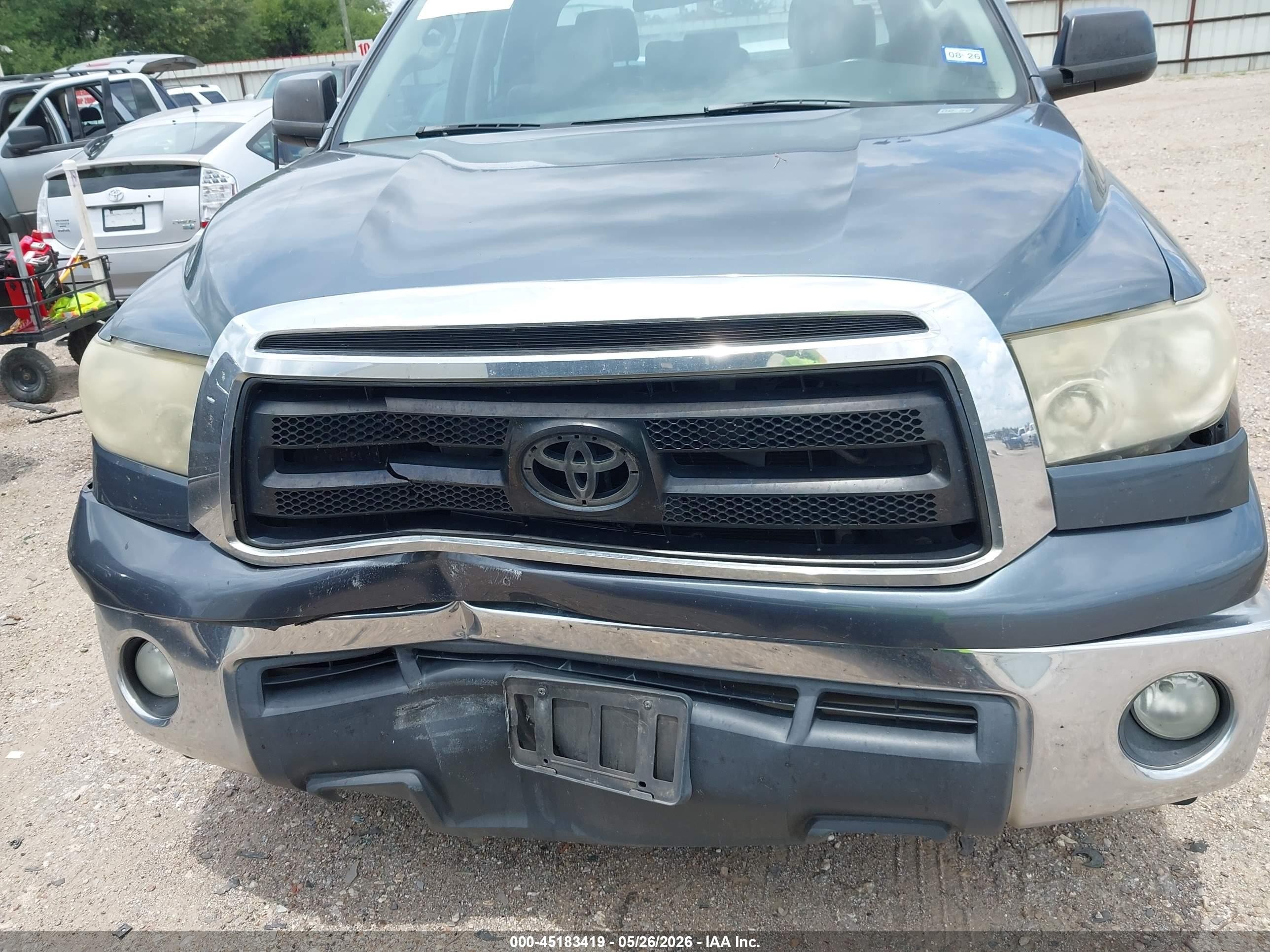 2010 Toyota Tundra Grade 5.7l V8 Gray vin: 5TFRY5F1XAX079568