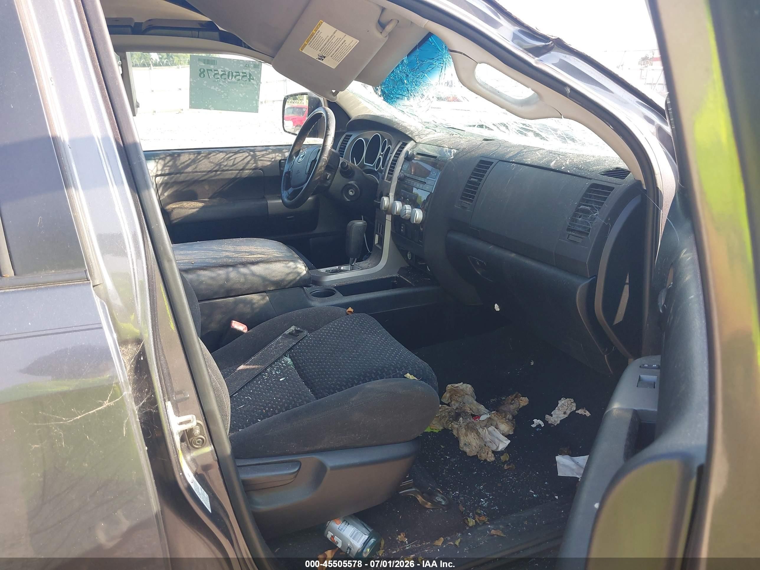 2011 Toyota Tundra Grade 5.7l V8 Gray vin: 5TFRY5F1XBX108794