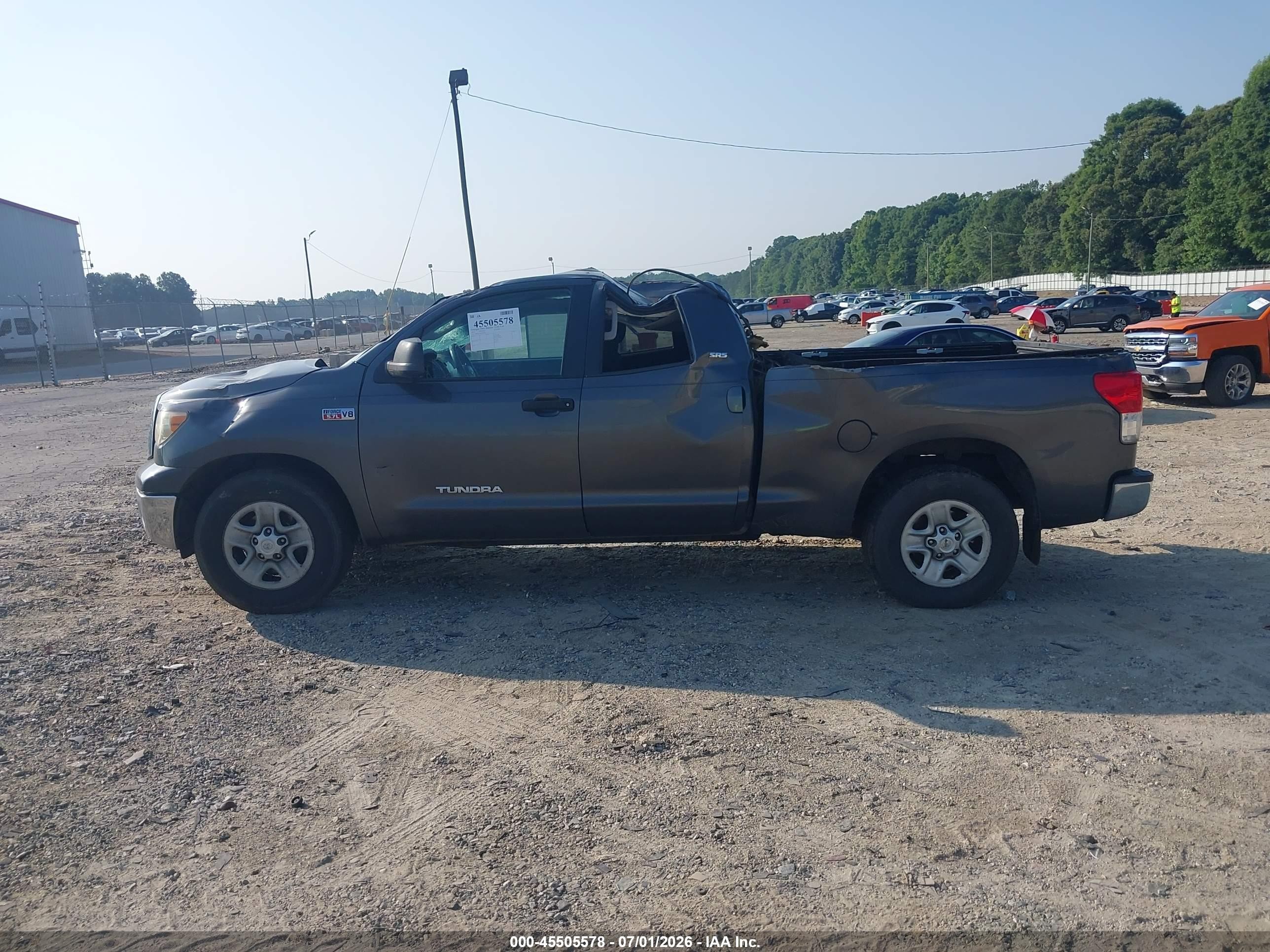 2011 Toyota Tundra Grade 5.7l V8 Gray vin: 5TFRY5F1XBX108794