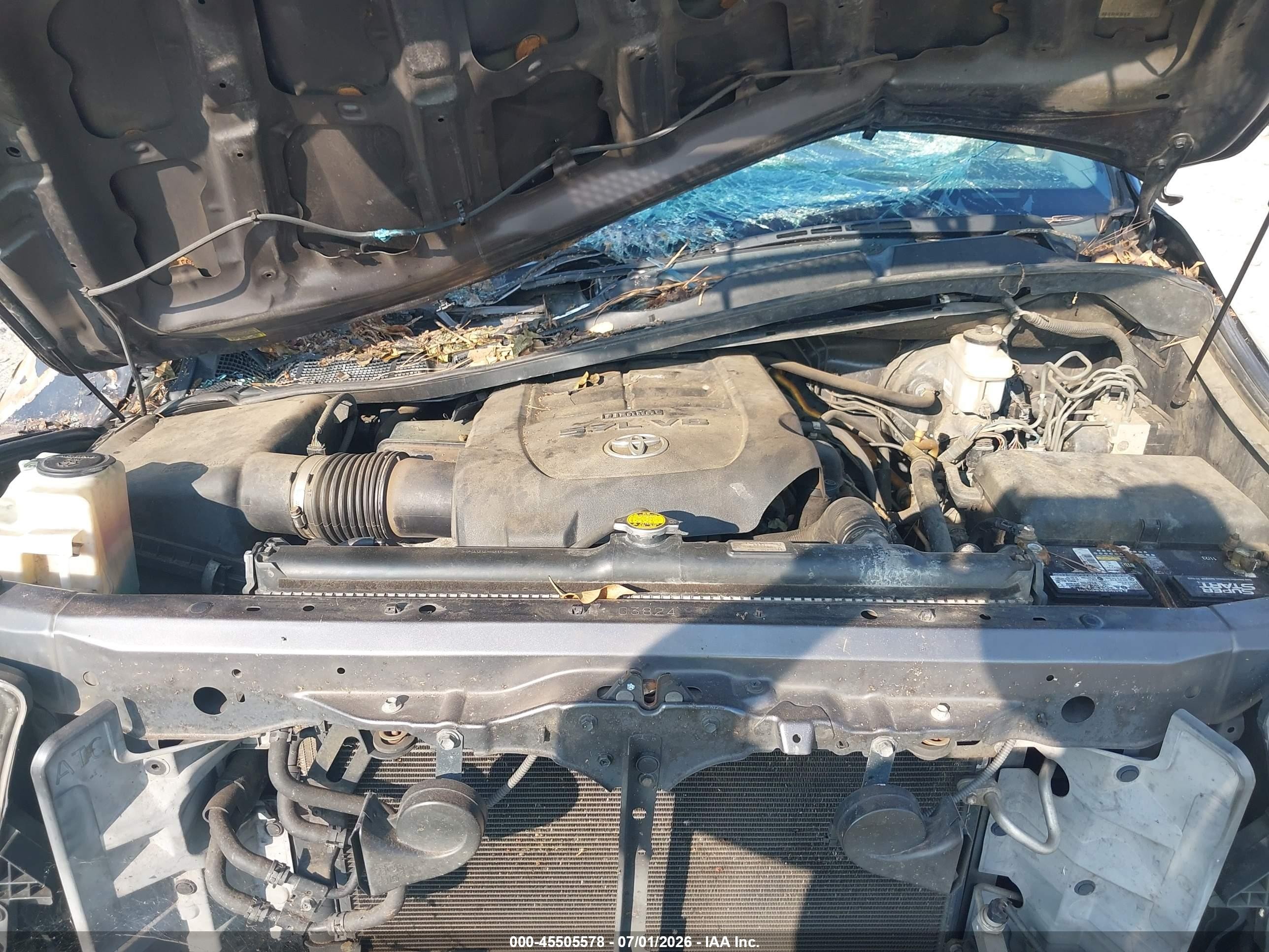 2011 Toyota Tundra Grade 5.7l V8 Gray vin: 5TFRY5F1XBX108794
