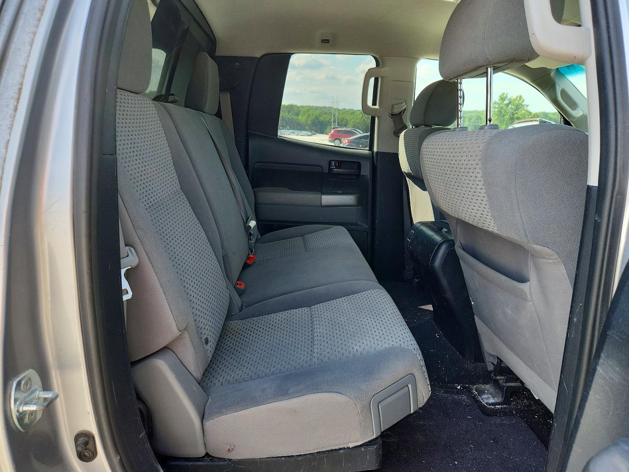 2012 Toyota Tundra Double Cab Sr5 Silver vin: 5TFRY5F1XCX125208