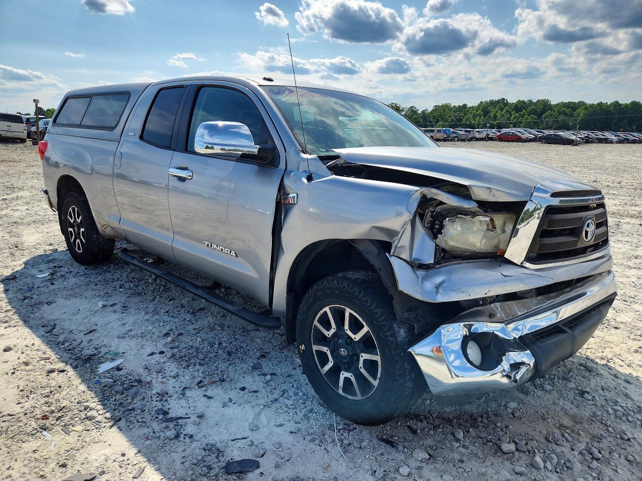 2012 Toyota Tundra Double Cab Sr5 Silver vin: 5TFRY5F1XCX125208