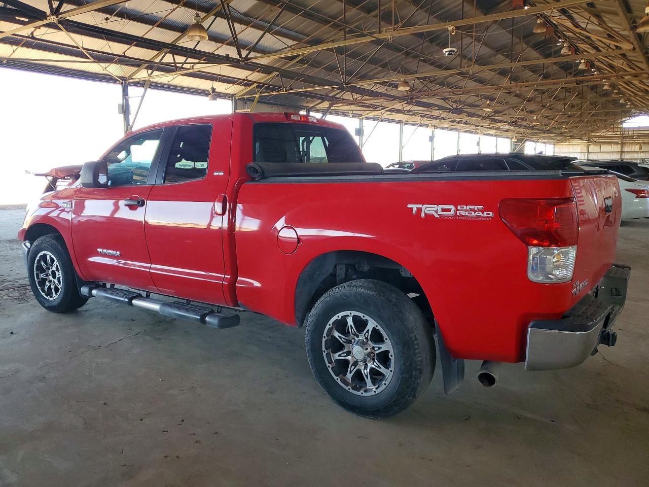 2013 Toyota Tundra Double Cab Sr5 Red vin: 5TFRY5F1XDX139191