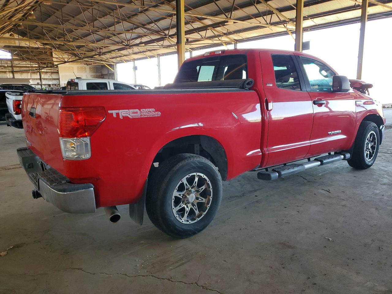 2013 Toyota Tundra Double Cab Sr5 Red vin: 5TFRY5F1XDX139191