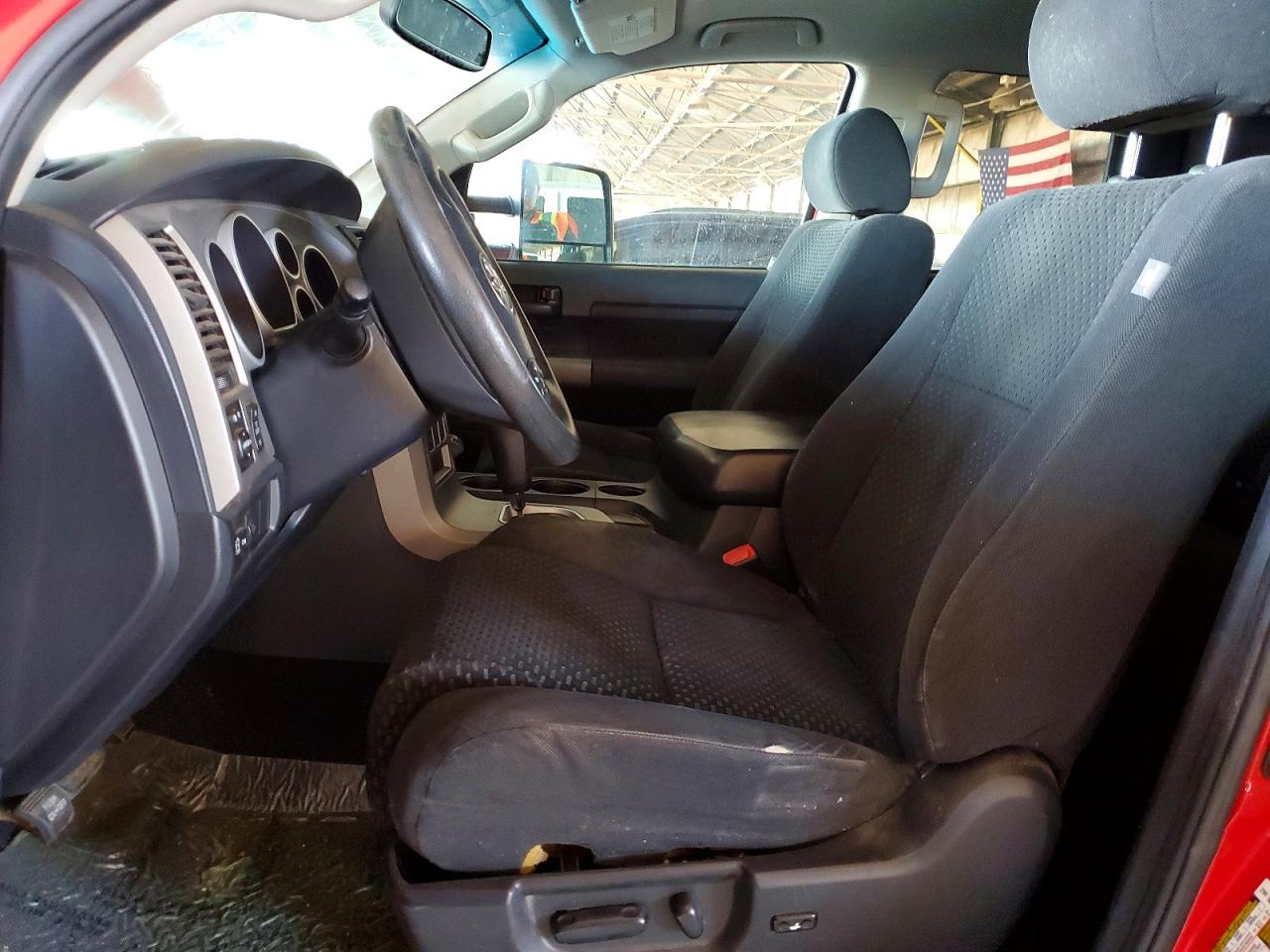 2013 Toyota Tundra Double Cab Sr5 Red vin: 5TFRY5F1XDX139191