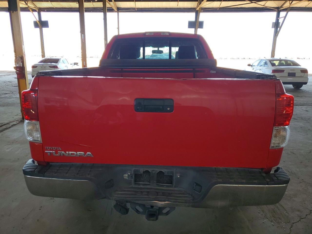 2013 Toyota Tundra Double Cab Sr5 Red vin: 5TFRY5F1XDX139191