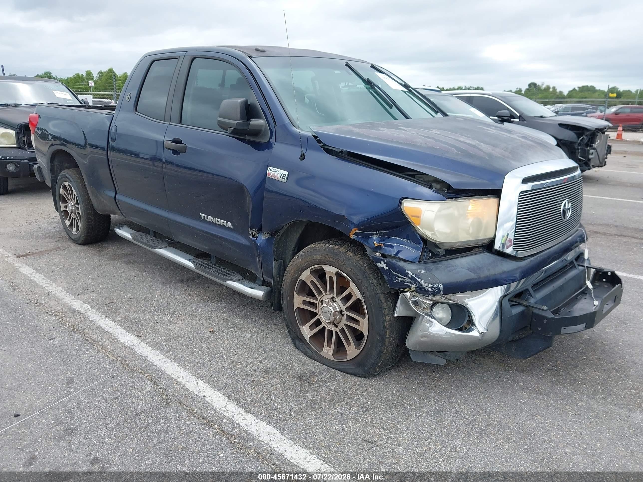 2013 Toyota Tundra Grade 5.7l V8 Dark Blue vin: 5TFRY5F1XDX141247