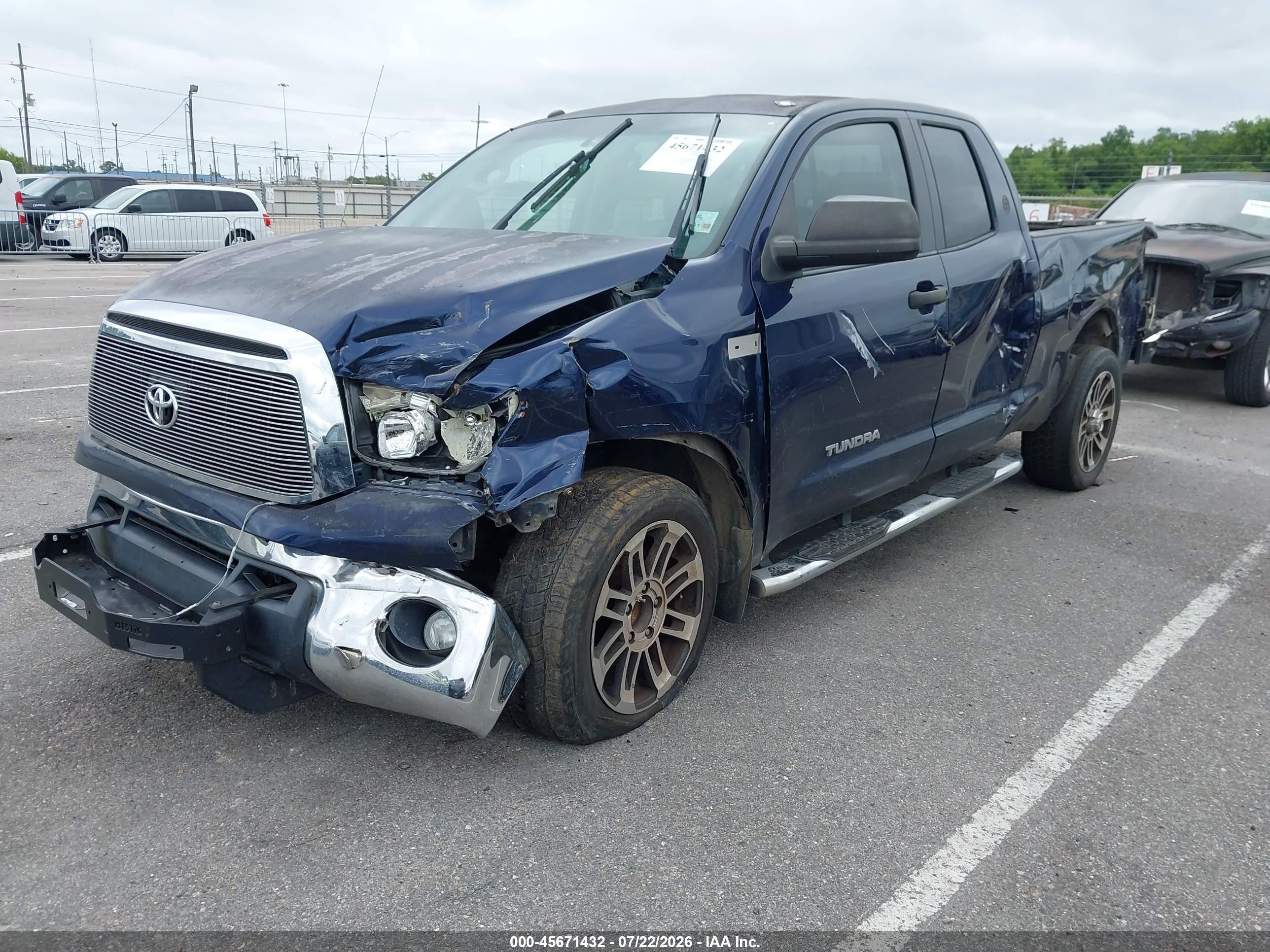 2013 Toyota Tundra Grade 5.7l V8 Dark Blue vin: 5TFRY5F1XDX141247