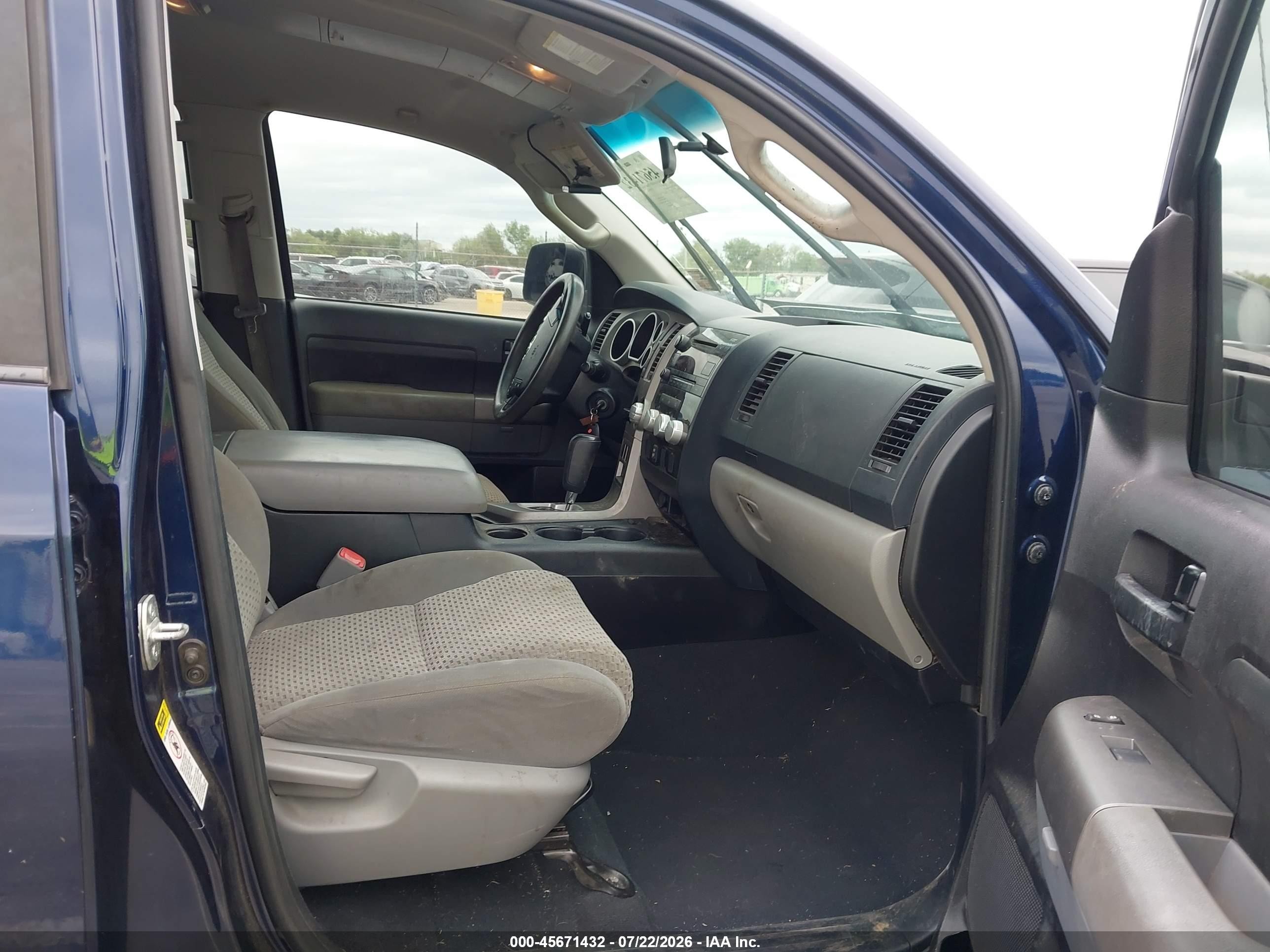 2013 Toyota Tundra Grade 5.7l V8 Dark Blue vin: 5TFRY5F1XDX141247