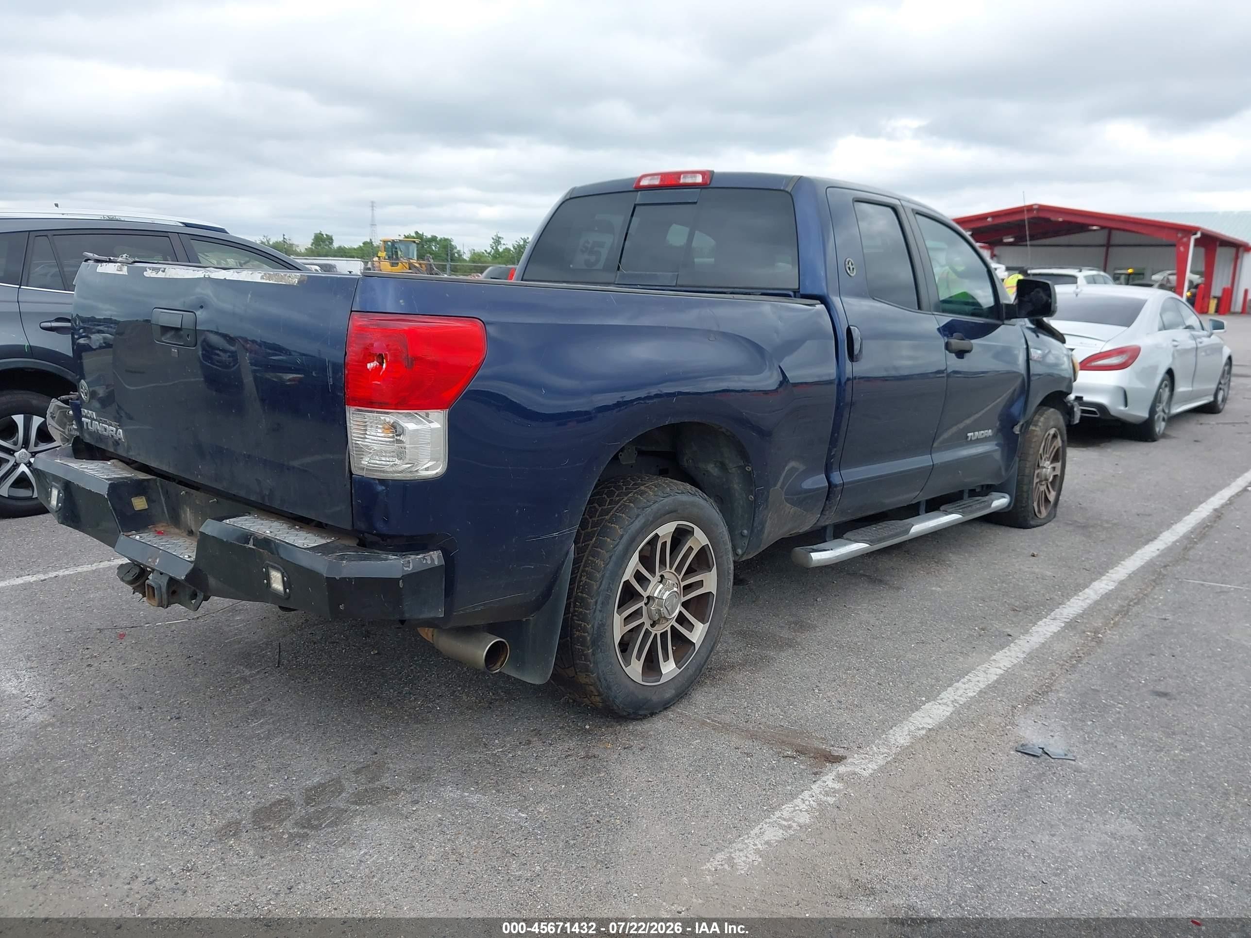 2013 Toyota Tundra Grade 5.7l V8 Dark Blue vin: 5TFRY5F1XDX141247