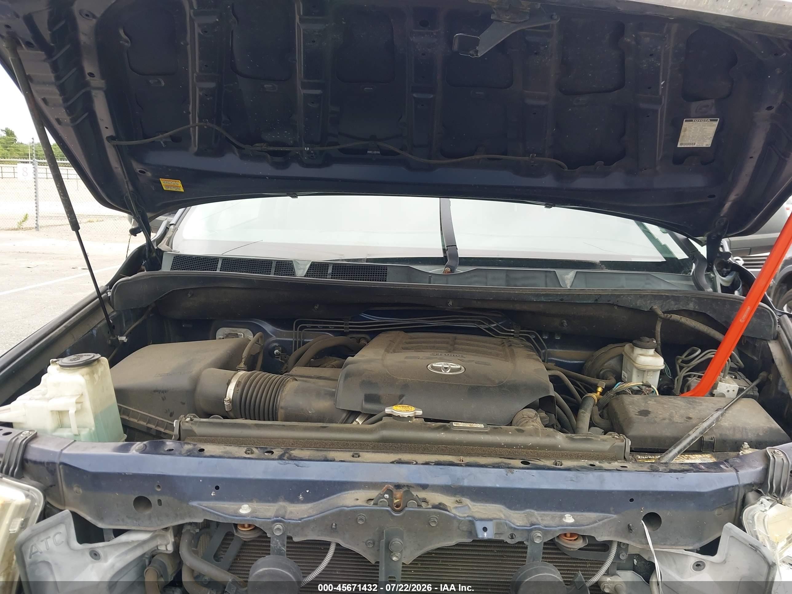 2013 Toyota Tundra Grade 5.7l V8 Dark Blue vin: 5TFRY5F1XDX141247