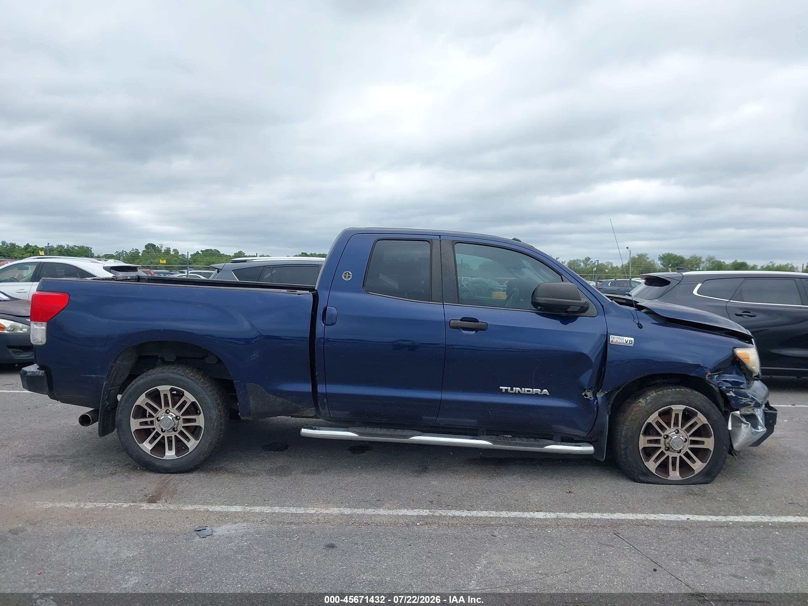 2013 Toyota Tundra Grade 5.7l V8 Dark Blue vin: 5TFRY5F1XDX141247
