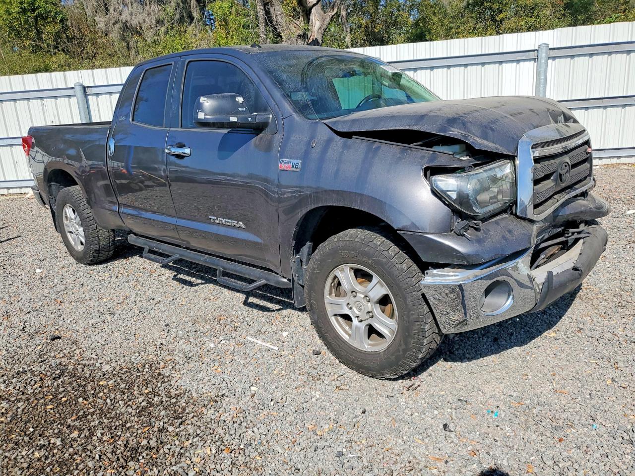 2013 Toyota Tundra Double Cab Sr5 Gray vin: 5TFRY5F1XDX144634