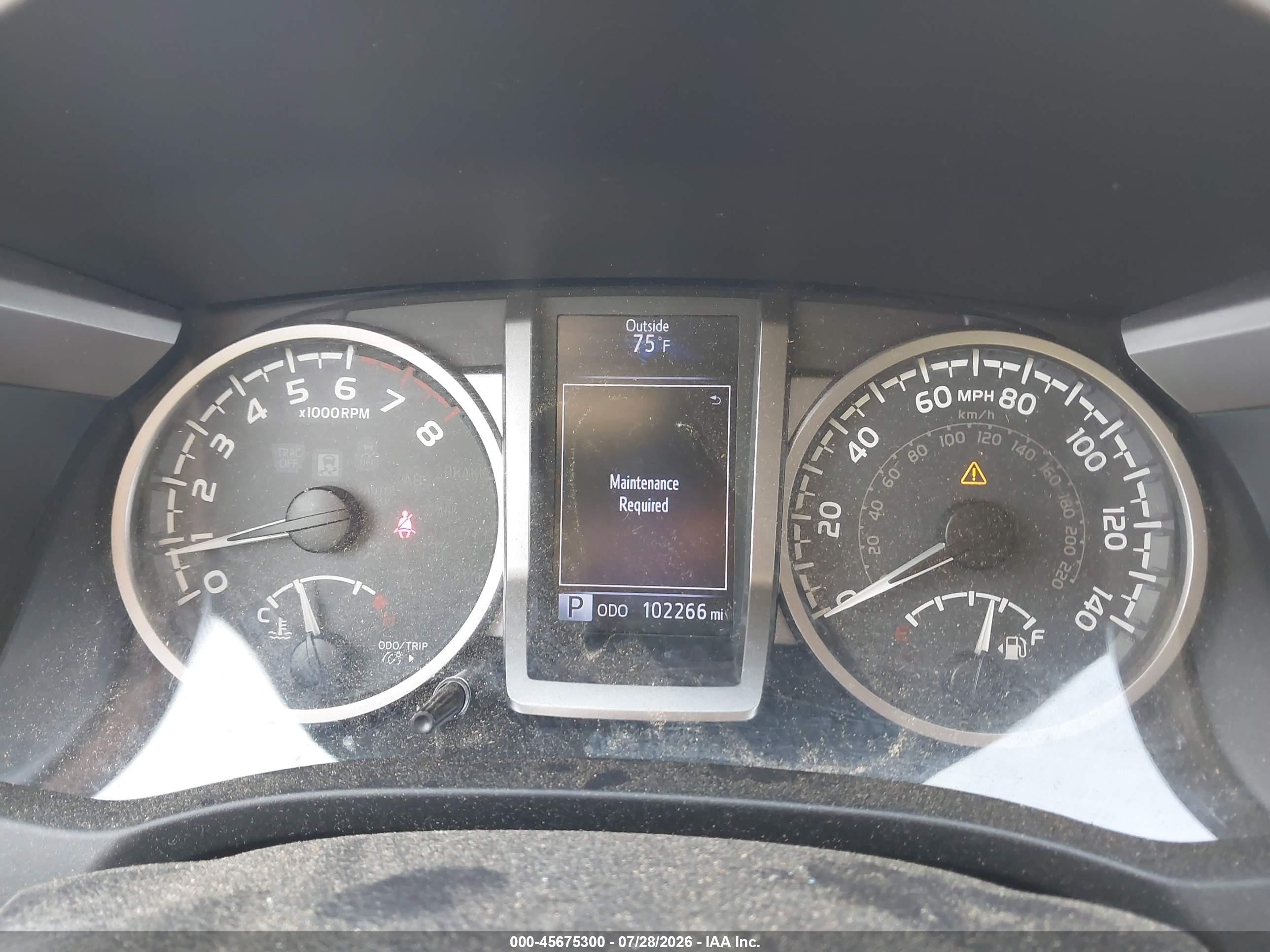 2016 Toyota Tacoma Sr5 V6 Синий vin: 5TFRZ5CN2GX012766