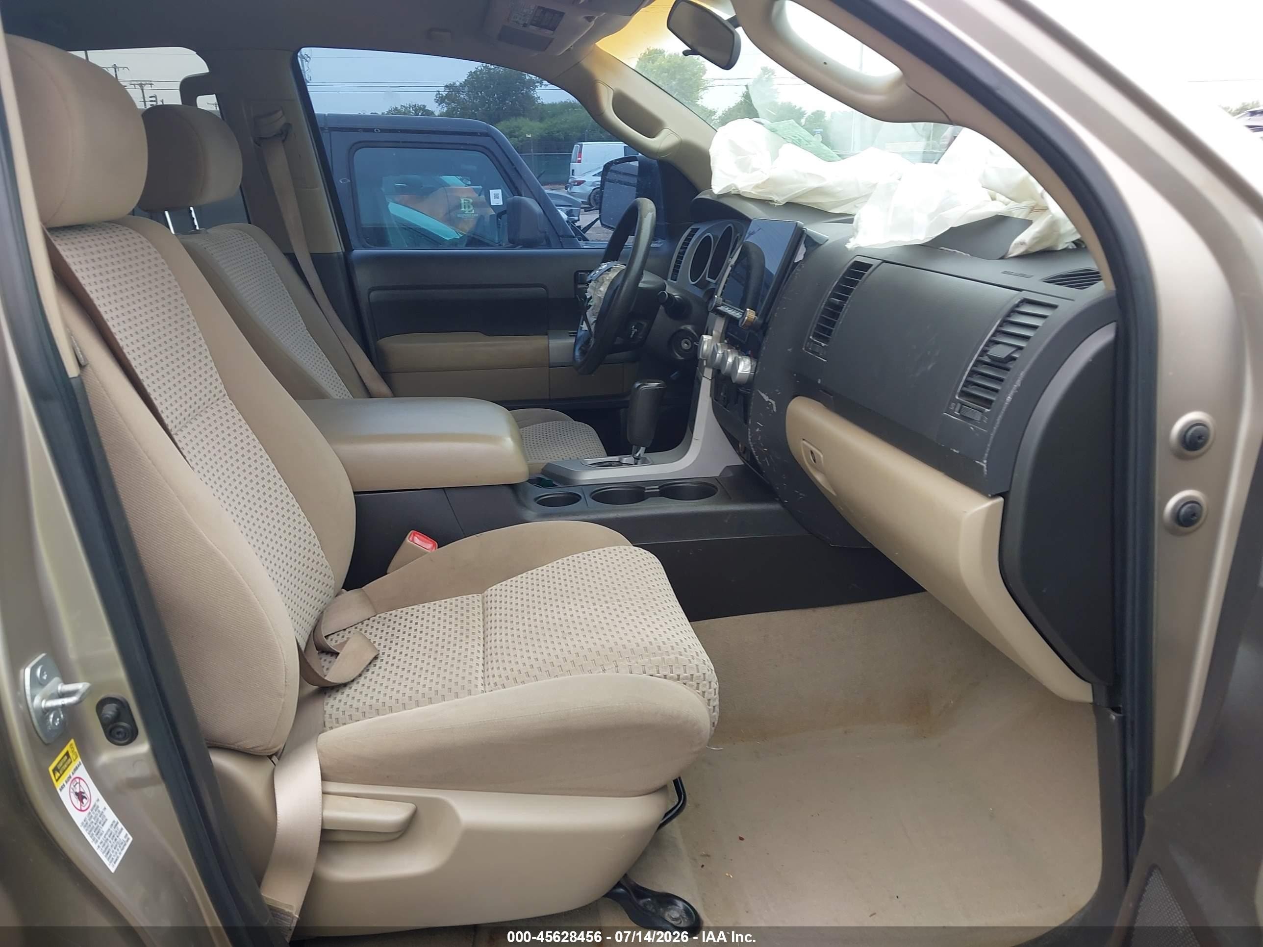 2007 Toyota Tundra Sr5 4.7l V8 Gold vin: 5TFST54117X001773