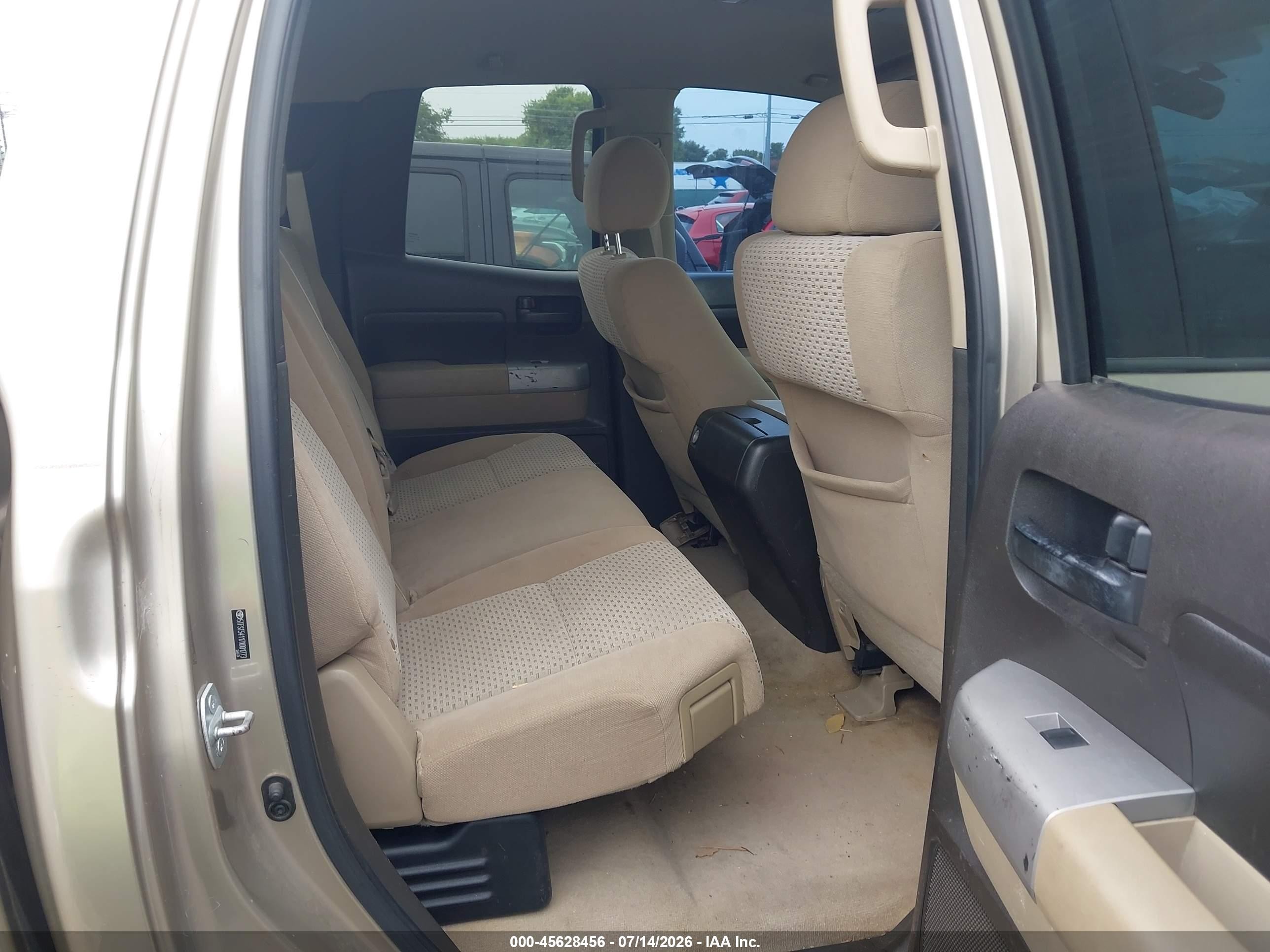 2007 Toyota Tundra Sr5 4.7l V8 Gold vin: 5TFST54117X001773