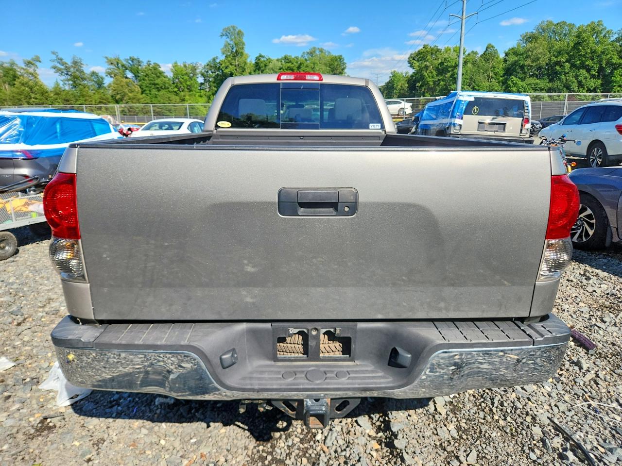 2007 Toyota Tundra Double Cab Sr5 Silver vin: 5TFST54147X001699